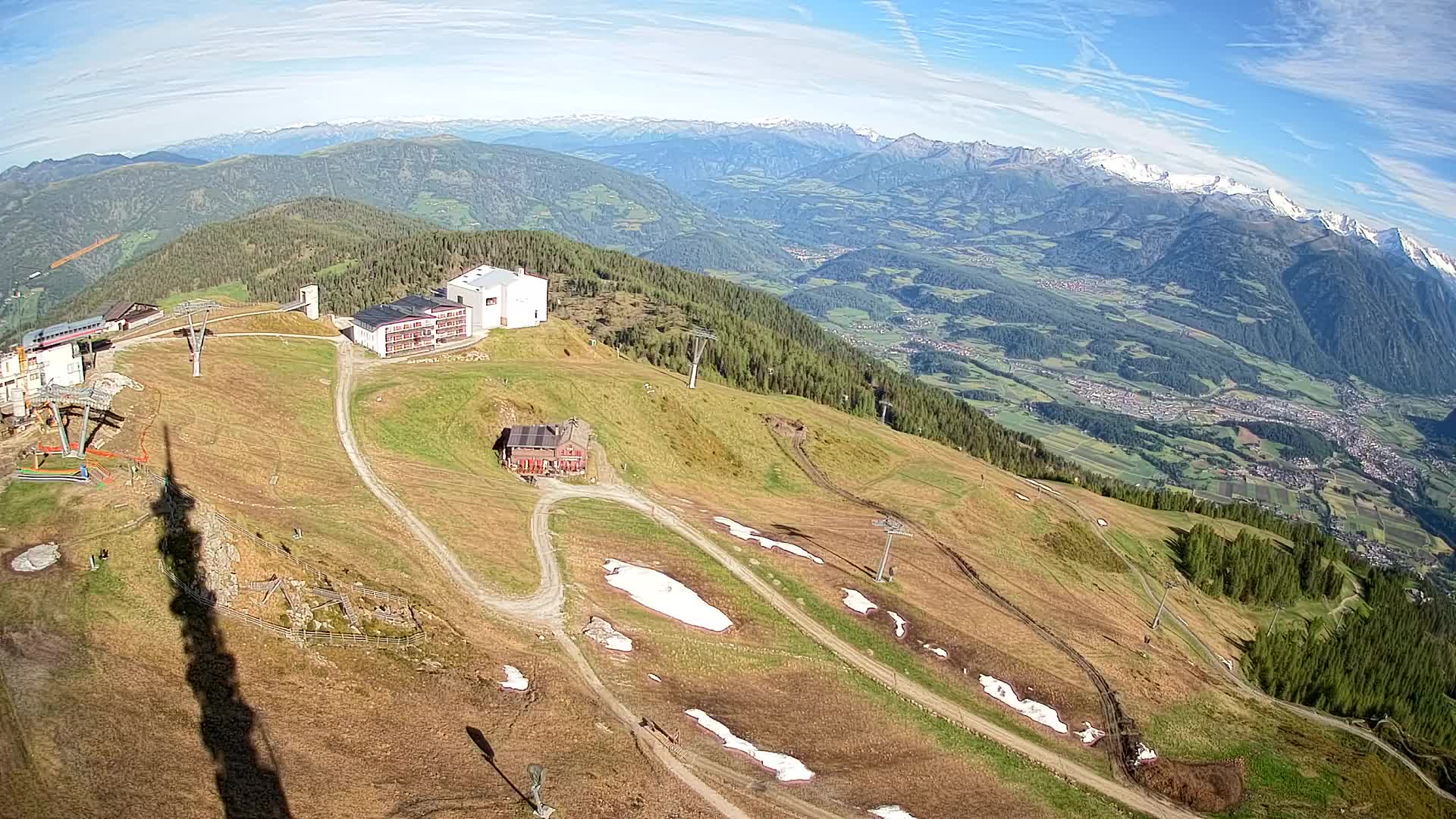 Kronplatz peak Ski resort | view to Bruneck