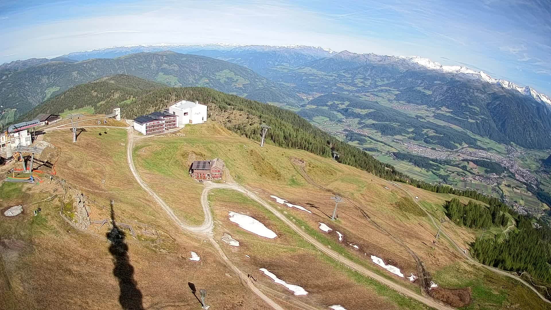 Kronplatz peak Ski resort | view to Bruneck