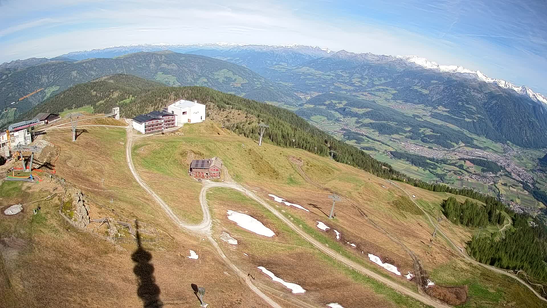Kronplatz peak Ski resort | view to Bruneck