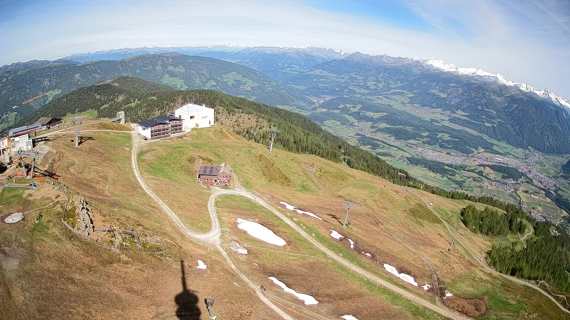 Station de ski Kronplatz sommet | vue sur Brunico