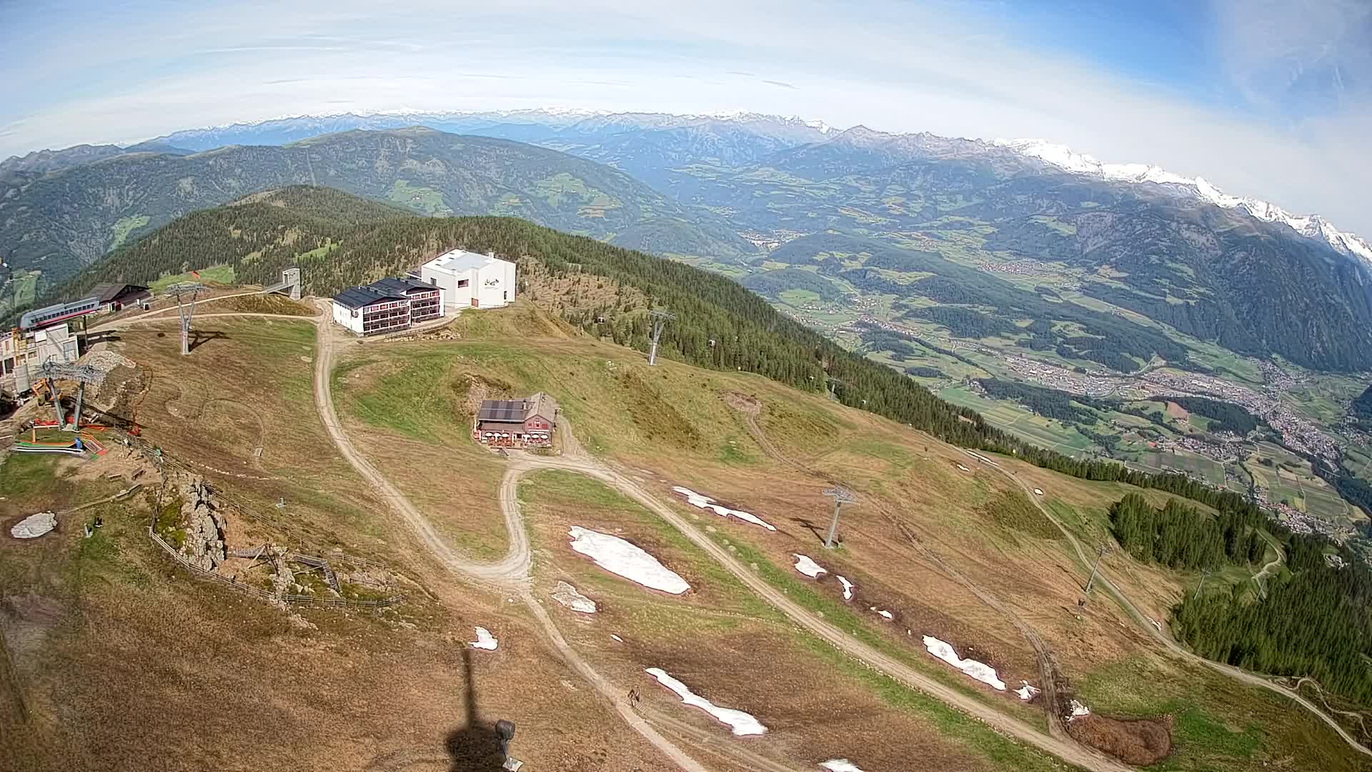 Kronplatz peak Ski resort | view to Bruneck