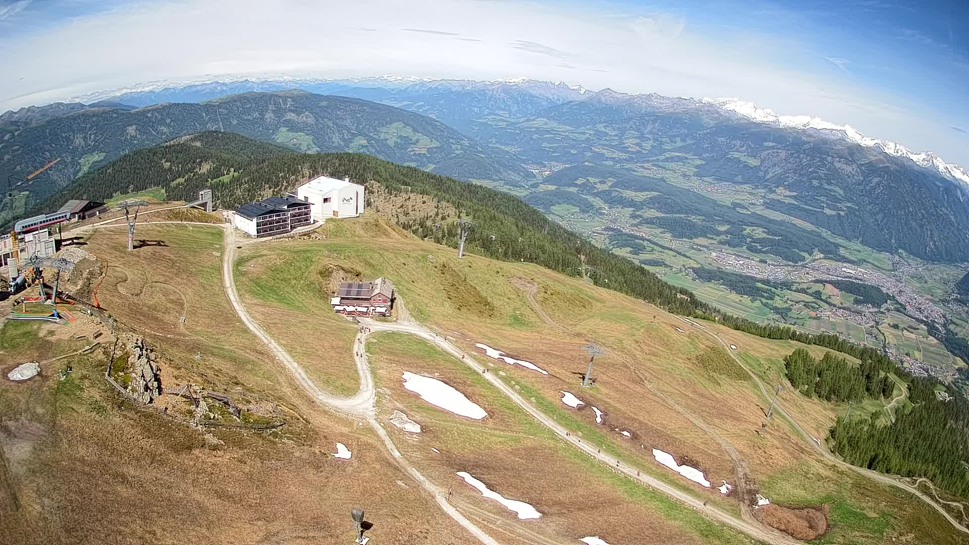 Smučišče Kronplatz – vrh | pogled na Bruneck