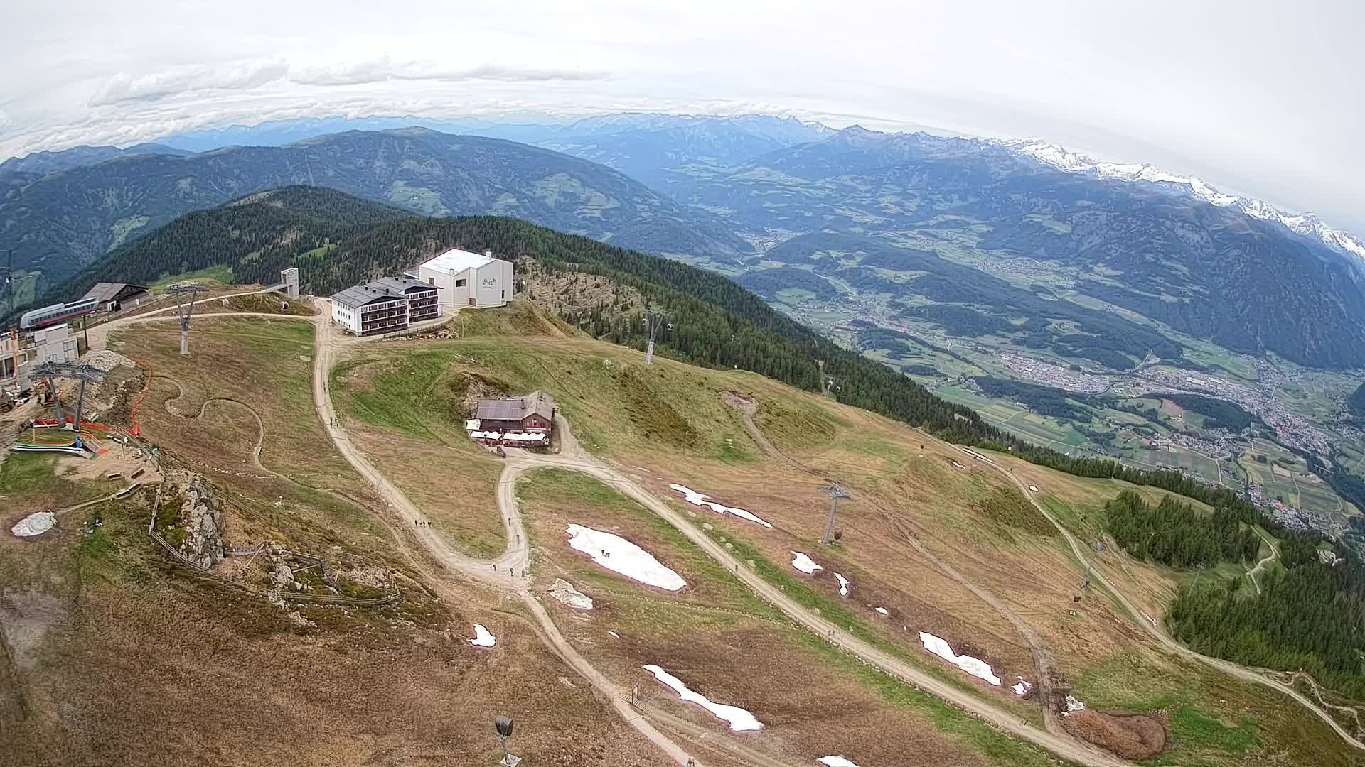 Smučišče Kronplatz – vrh | pogled na Bruneck
