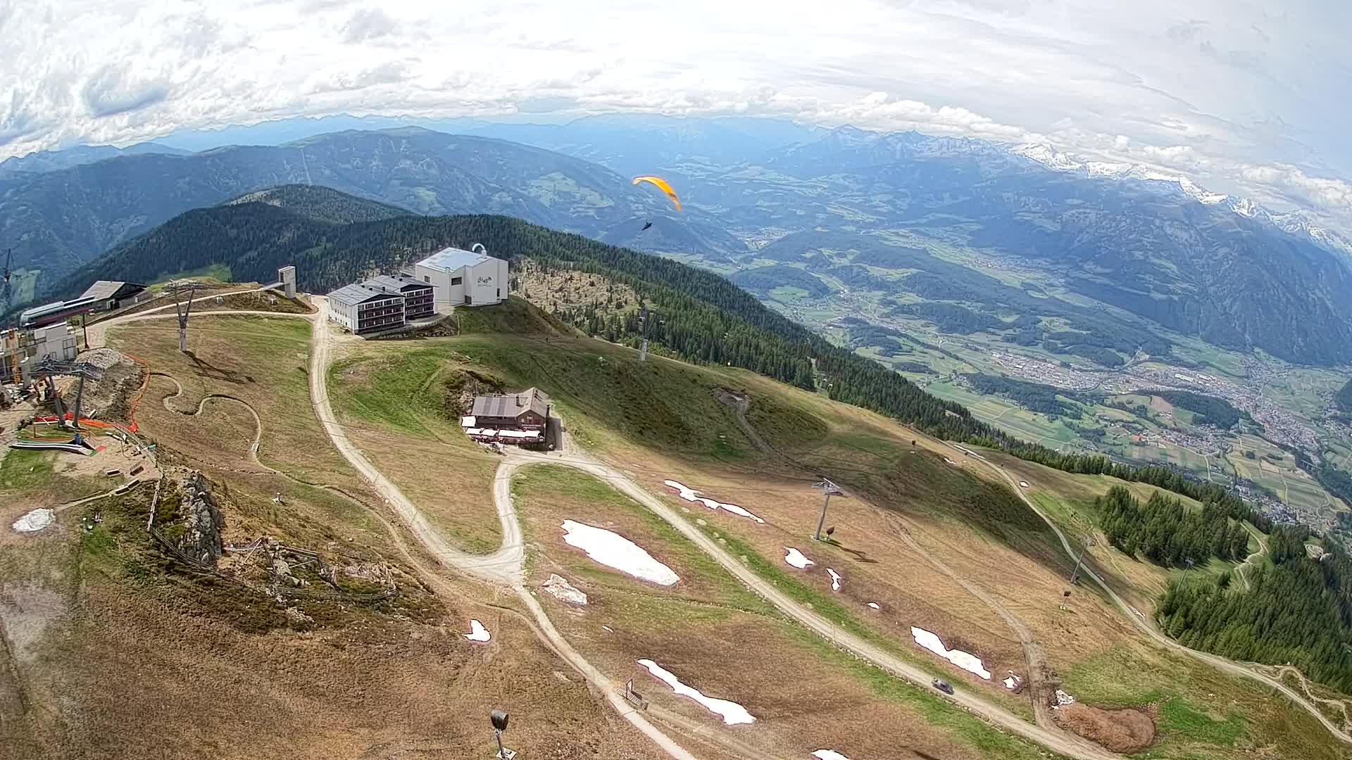 Smučišče Kronplatz – vrh | pogled na Bruneck