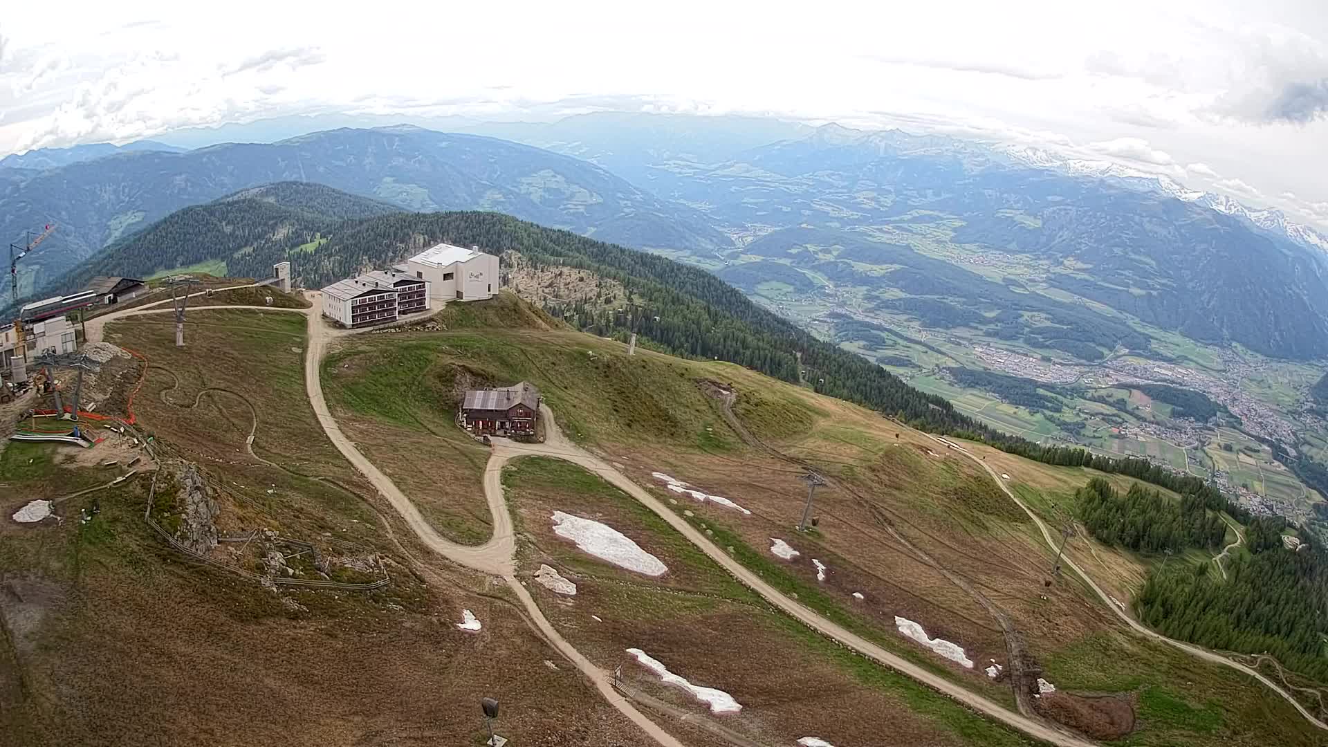 Smučišče Kronplatz – vrh | pogled na Bruneck