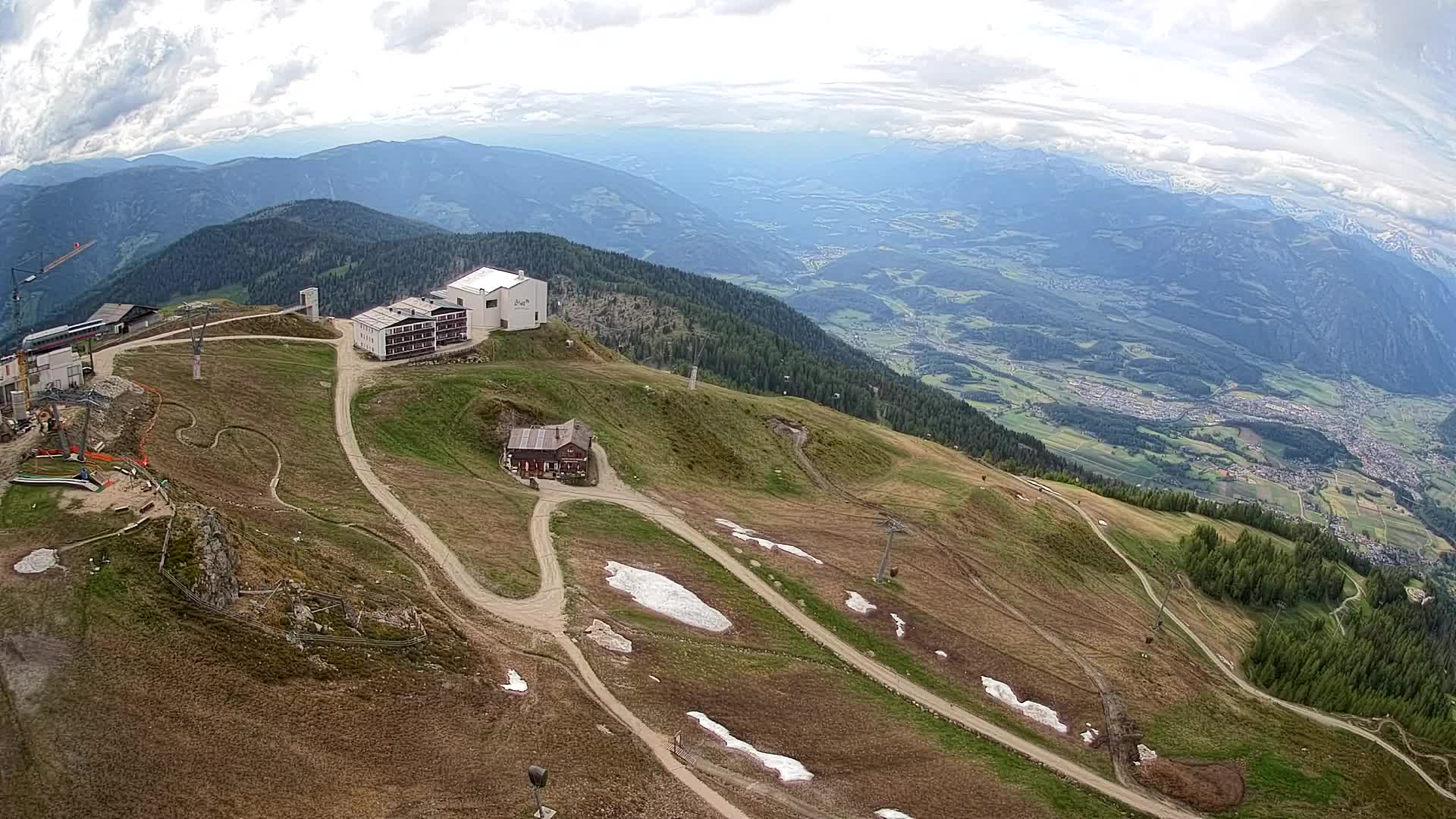 Smučišče Kronplatz – vrh | pogled na Bruneck