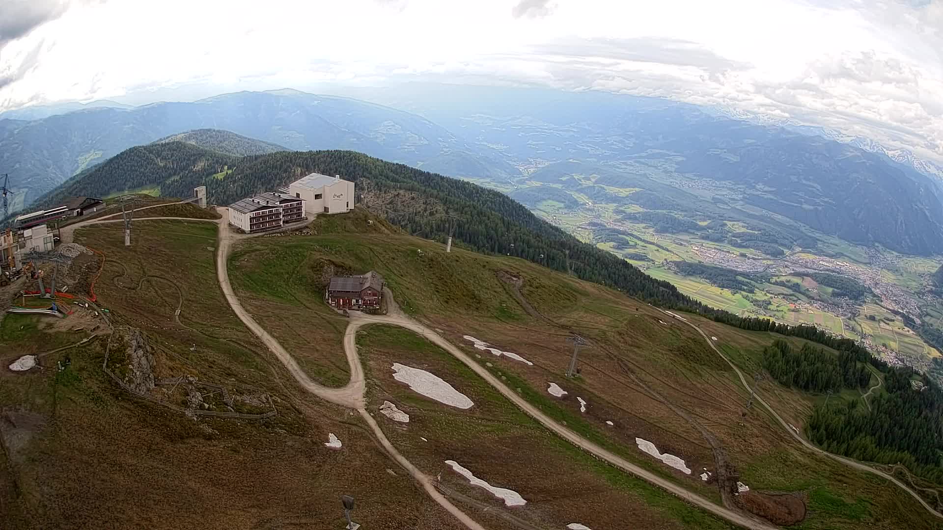 Smučišče Kronplatz – vrh | pogled na Bruneck