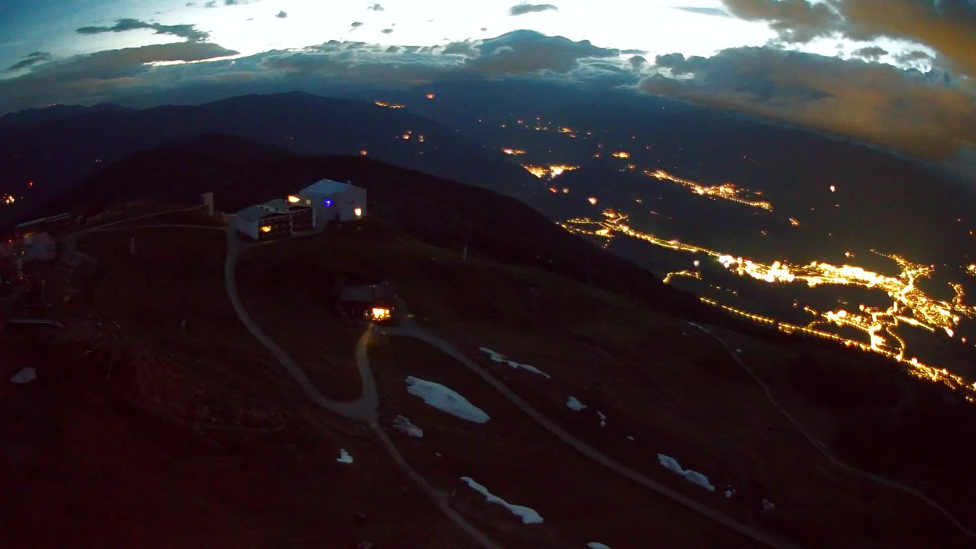 Station de ski Kronplatz sommet | vue sur Brunico