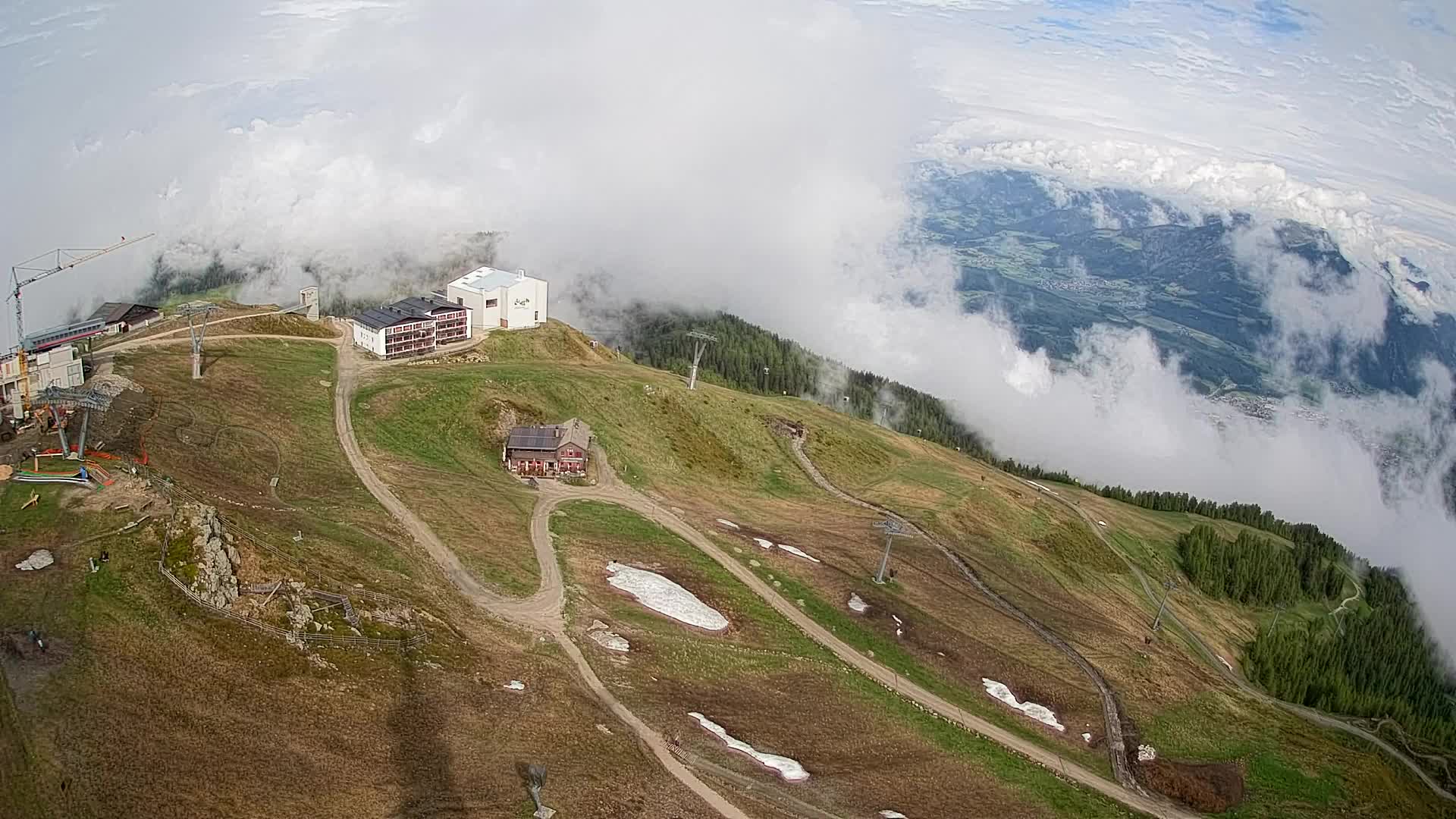 Smučišče Kronplatz – vrh | pogled na Bruneck