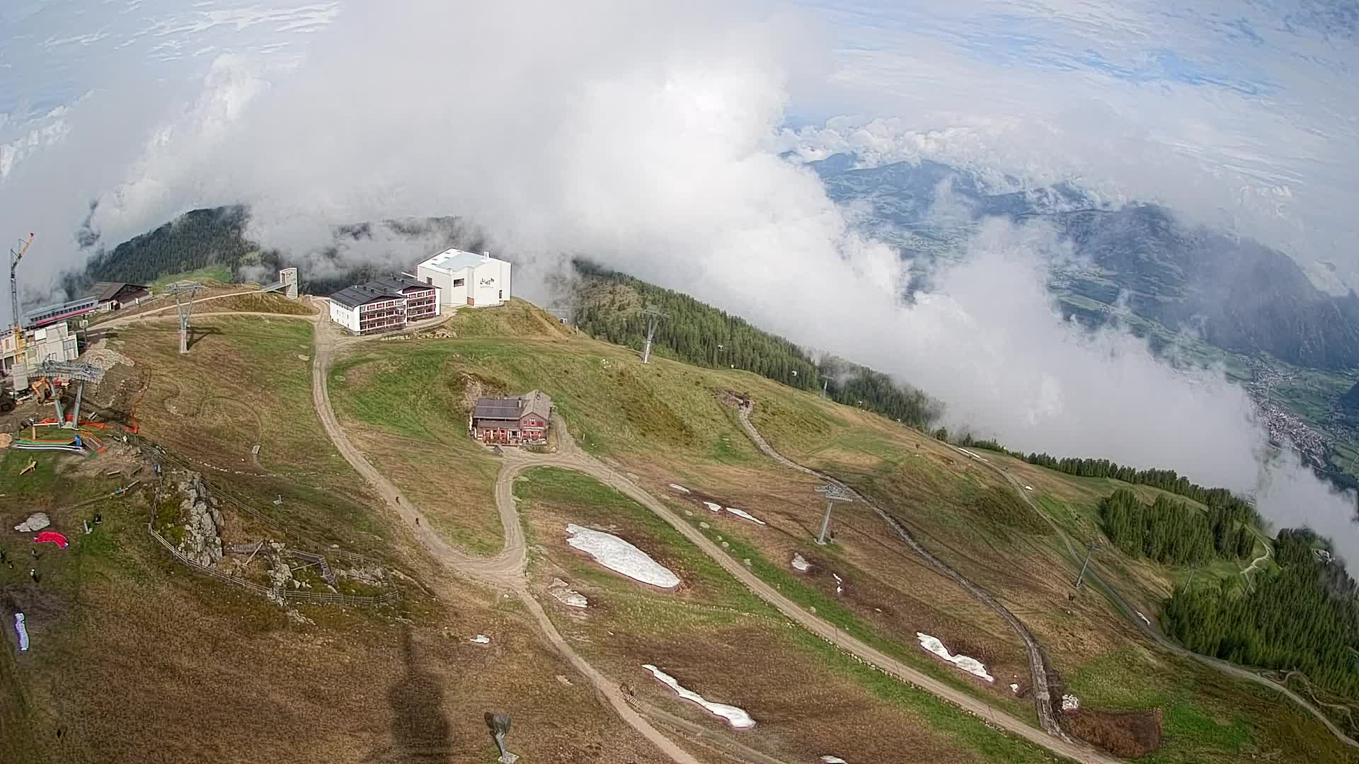 Smučišče Kronplatz – vrh | pogled na Bruneck
