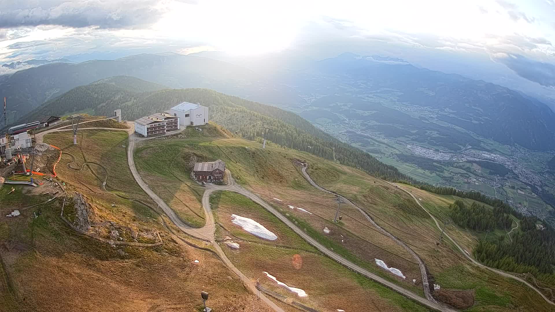 Kronplatz peak Ski resort | view to Bruneck