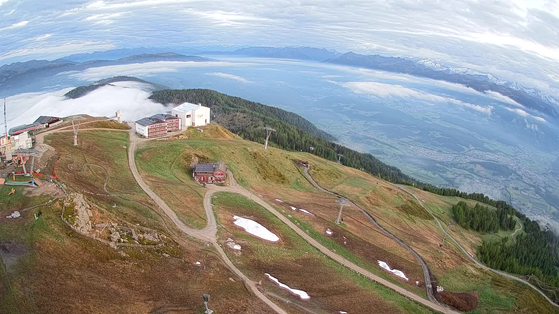 Smučišče Kronplatz – vrh | pogled na Bruneck