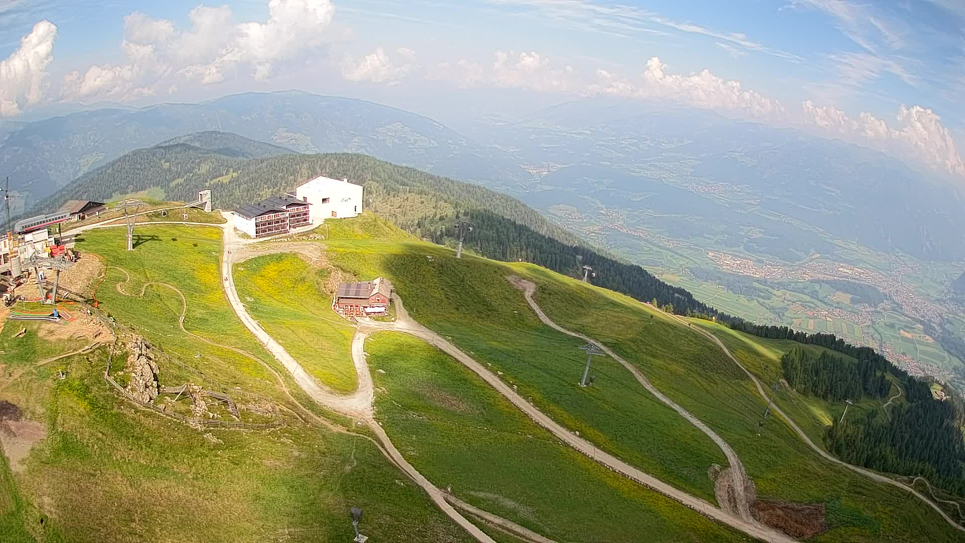Smučišče Kronplatz – vrh | pogled na Bruneck