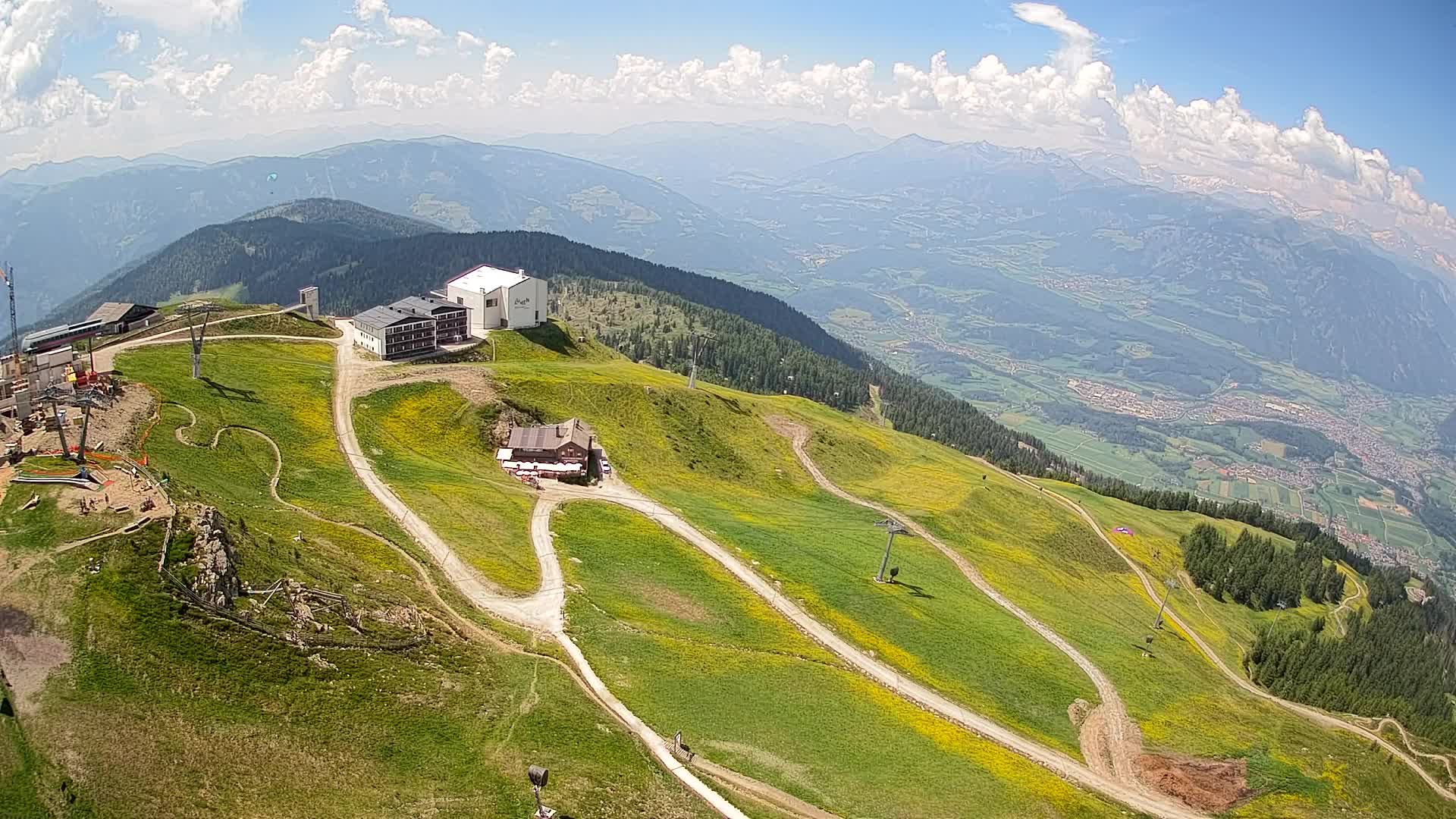 Smučišče Kronplatz – vrh | pogled na Bruneck