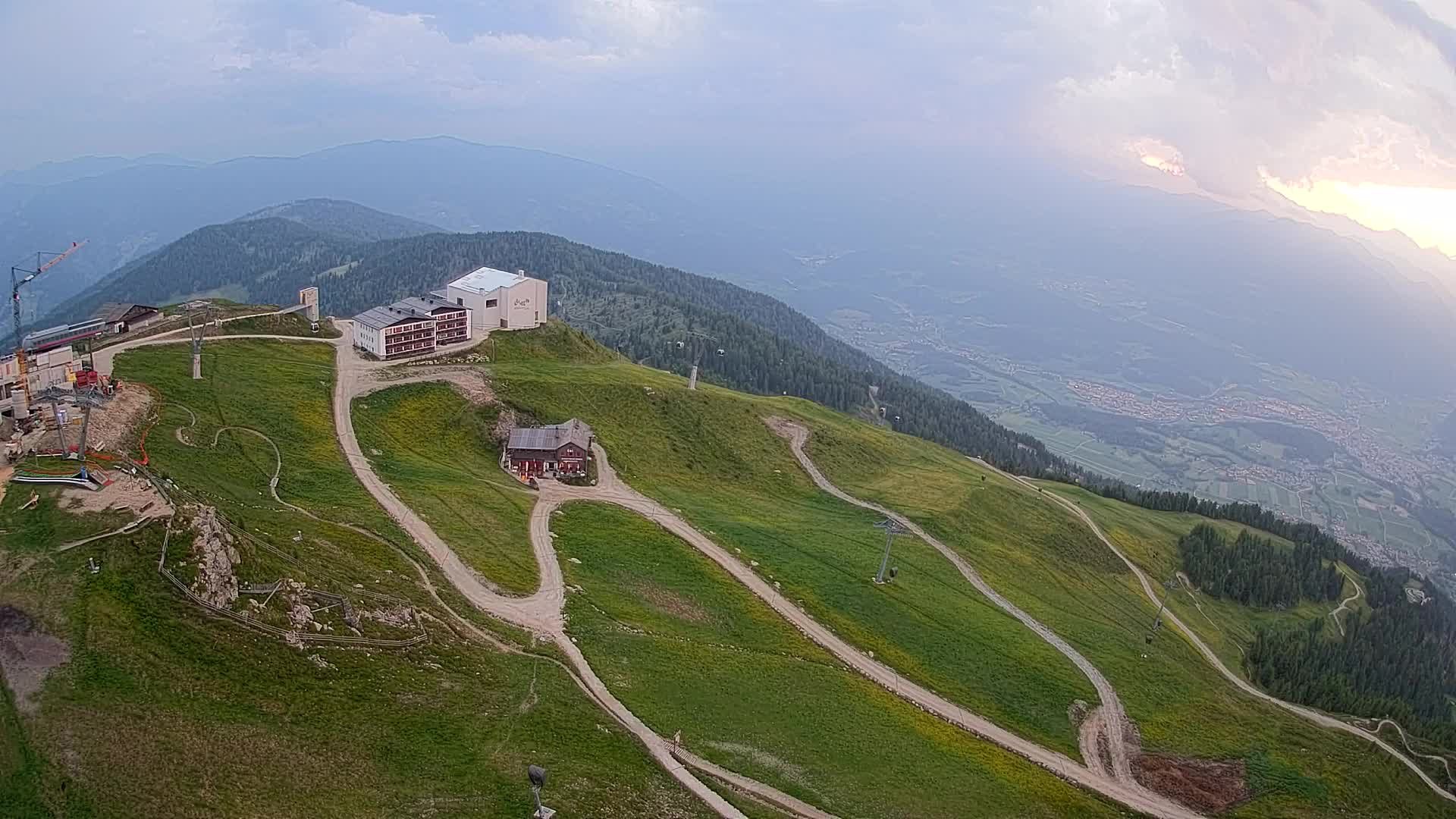 Smučišče Kronplatz – vrh | pogled na Bruneck
