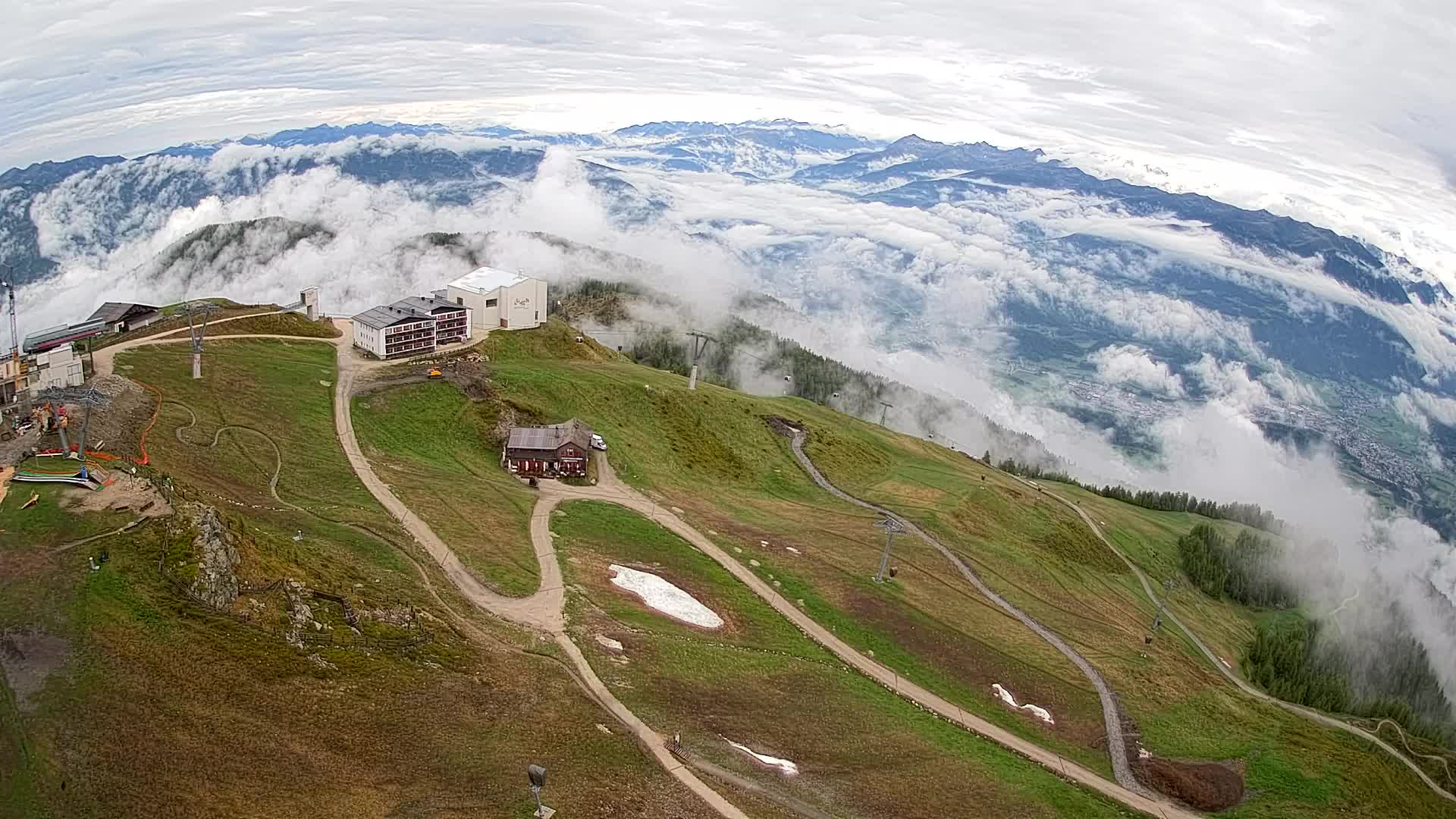 Smučišče Kronplatz – vrh | pogled na Bruneck