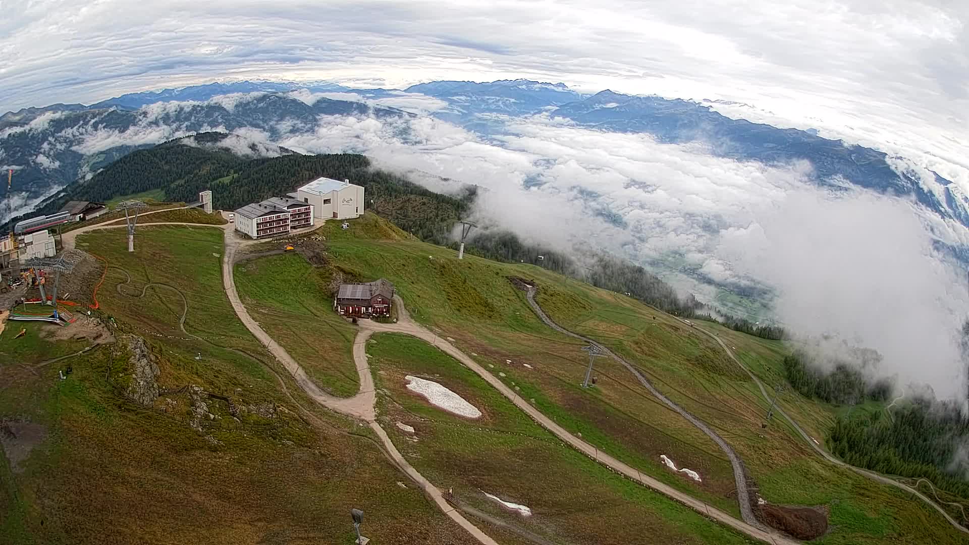 Smučišče Kronplatz – vrh | pogled na Bruneck