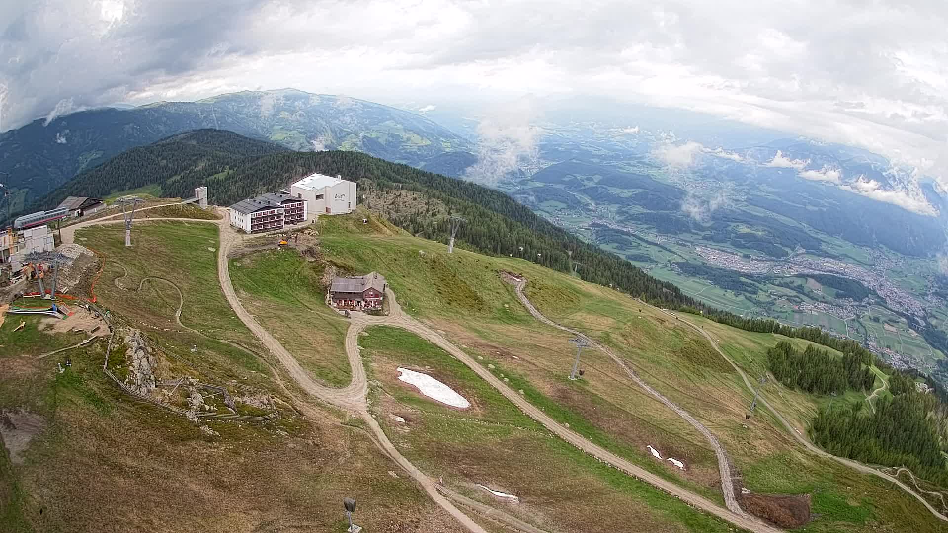 Smučišče Kronplatz – vrh | pogled na Bruneck
