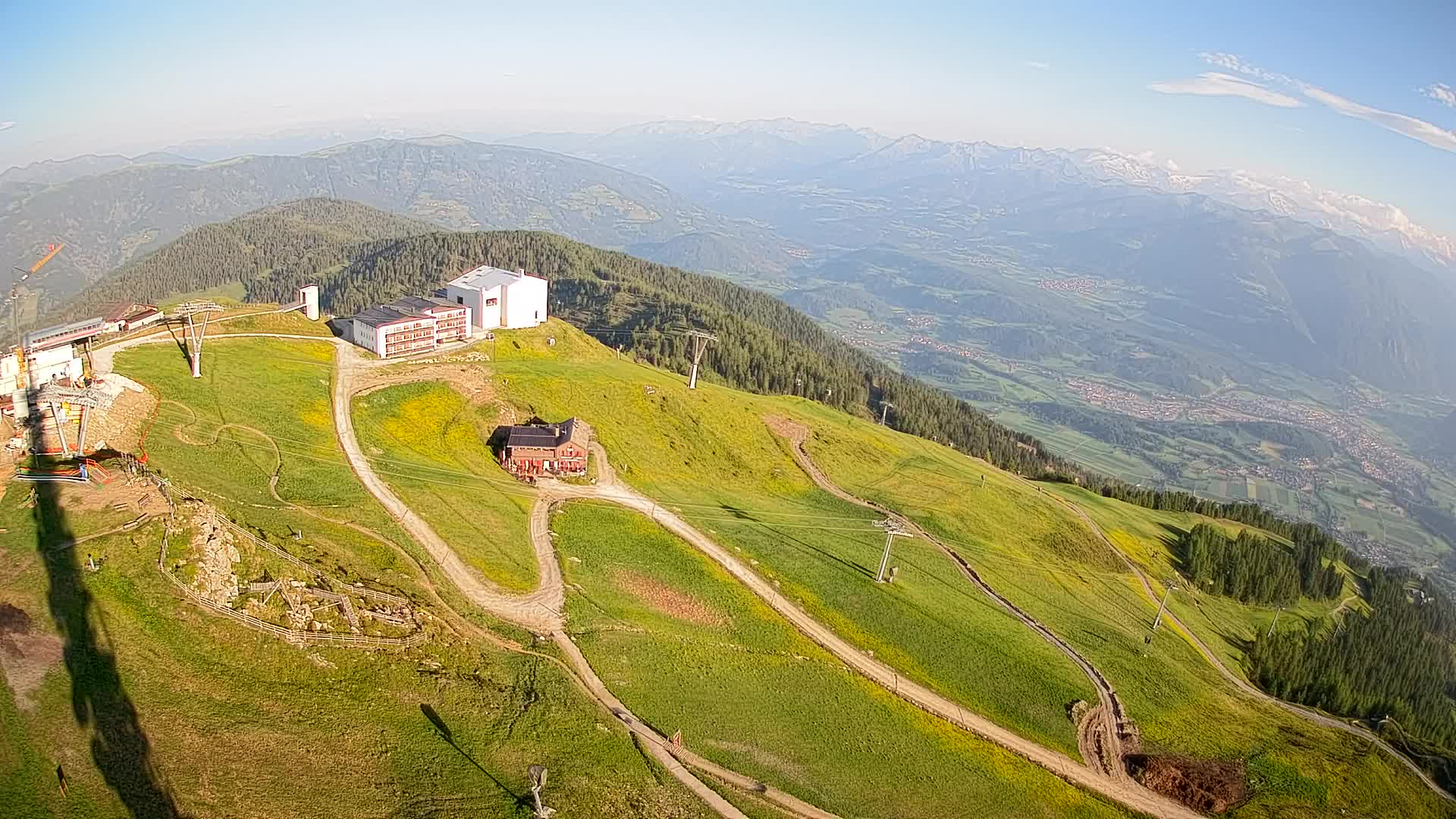 Smučišče Kronplatz – vrh | pogled na Bruneck