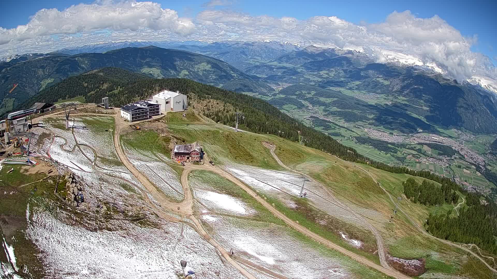 Smučišče Kronplatz – vrh | pogled na Bruneck