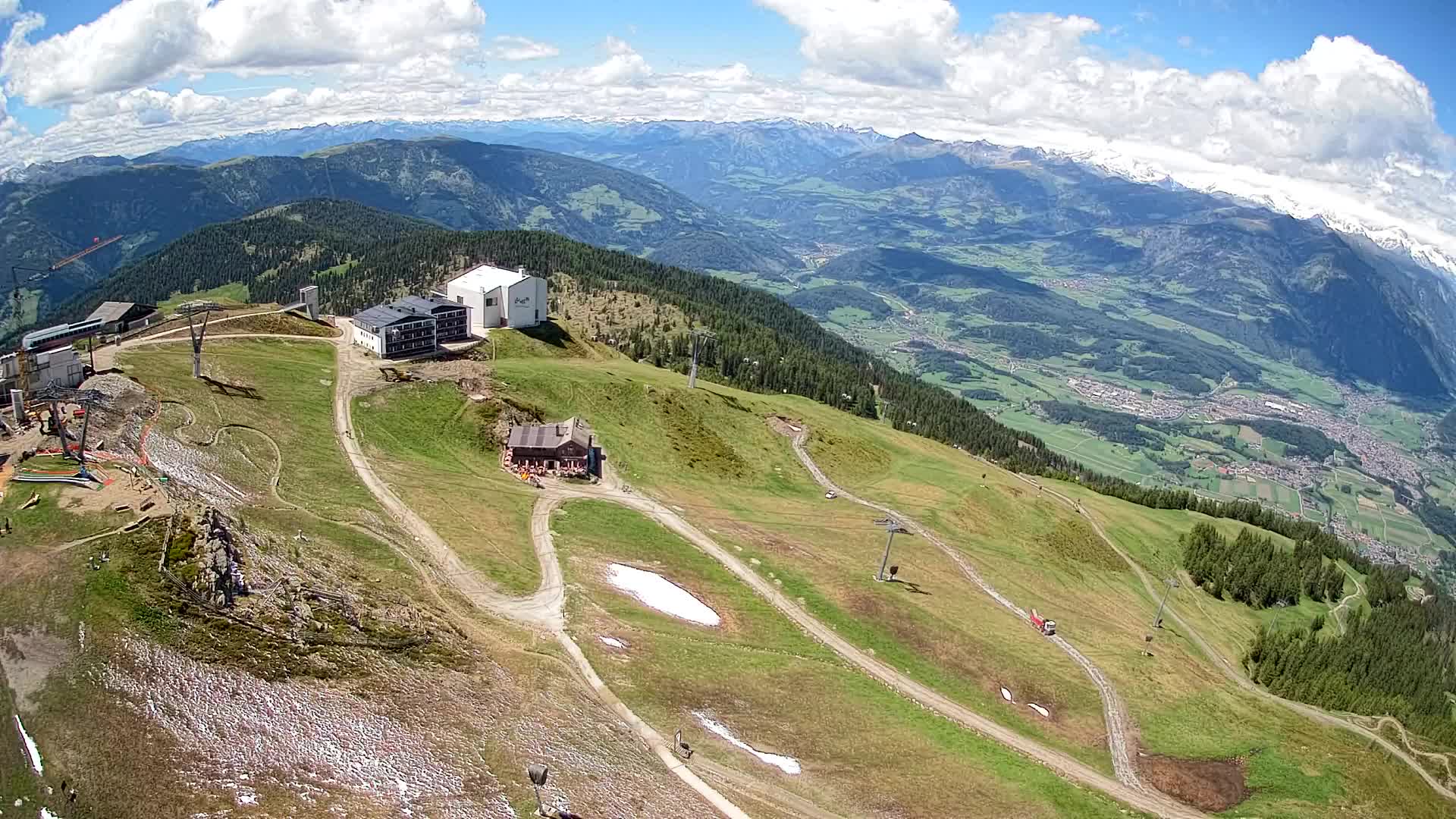 Kronplatz peak Ski resort | view to Bruneck