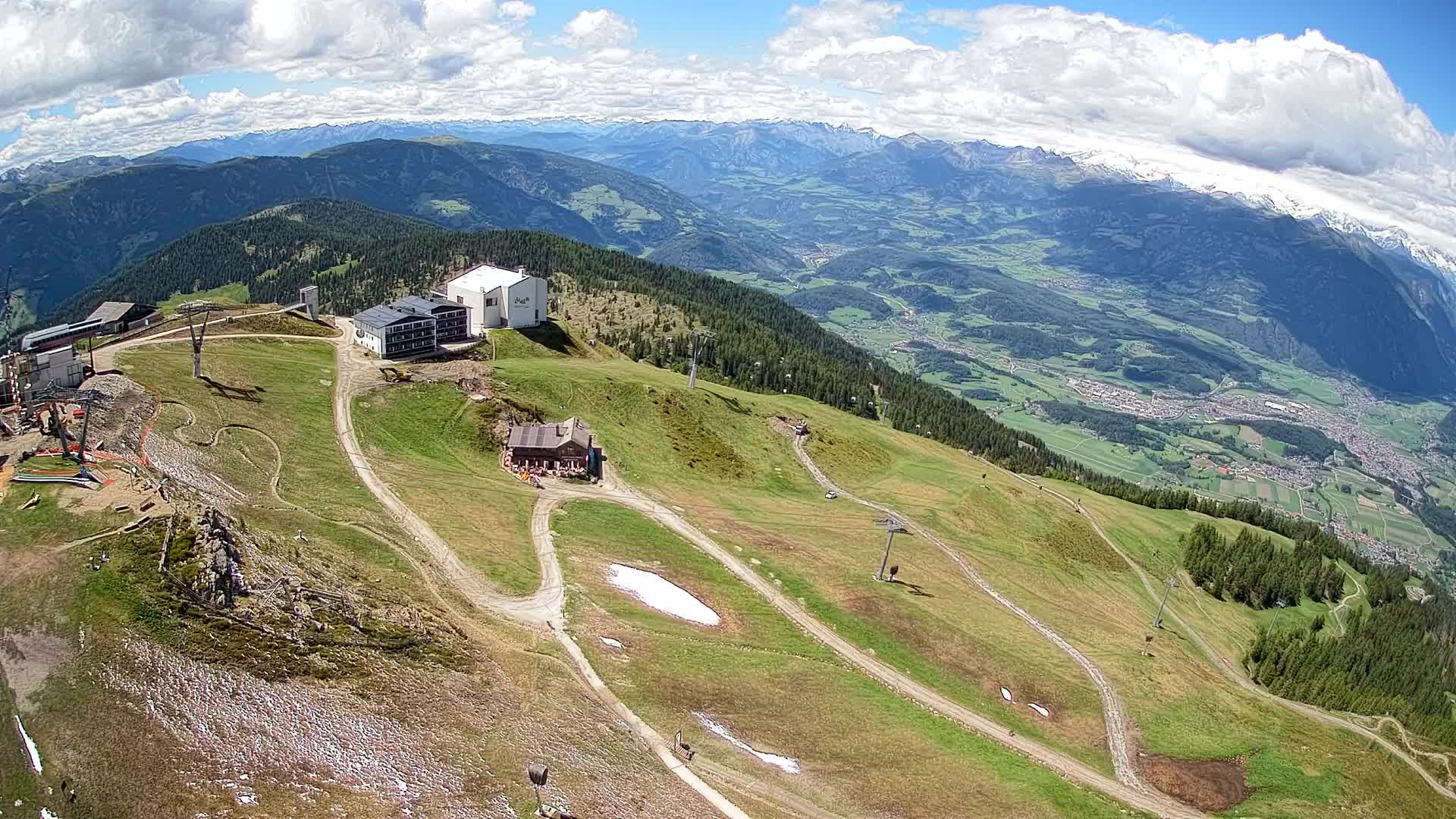 Kronplatz peak Ski resort | view to Bruneck