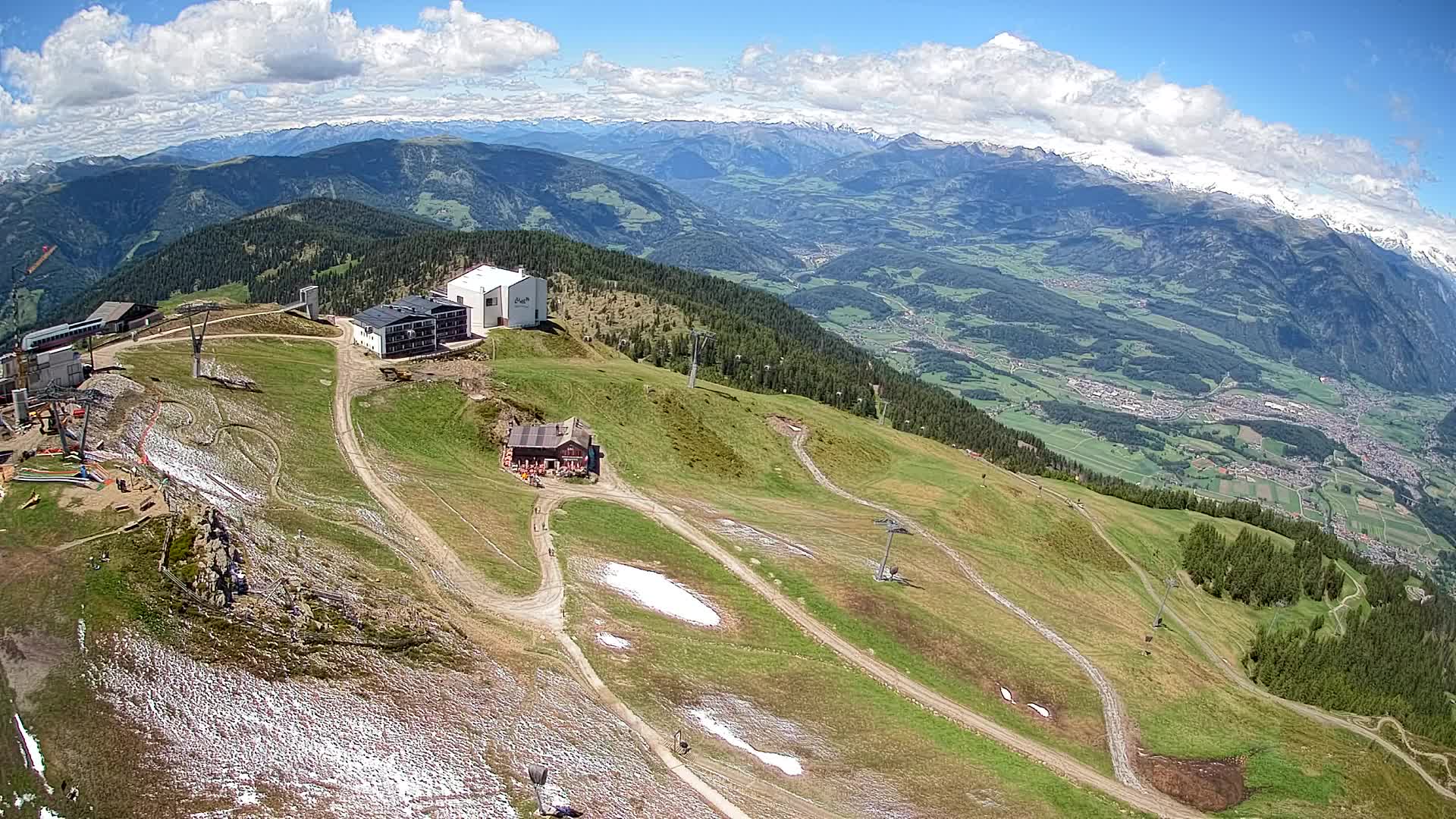 Kronplatz peak Ski resort | view to Bruneck