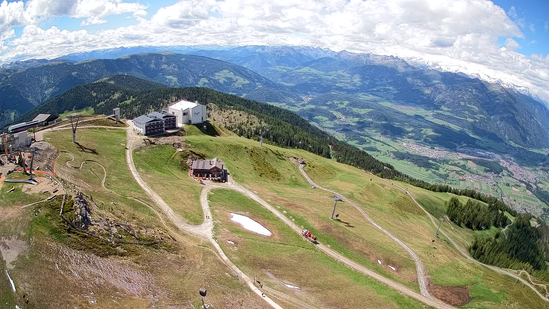 Kronplatz peak Ski resort | view to Bruneck
