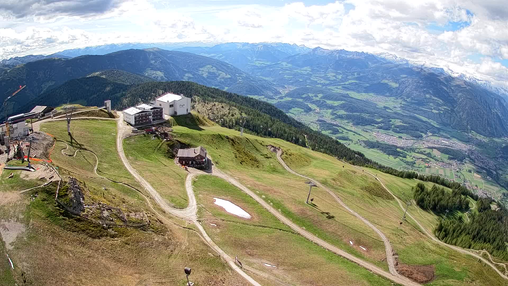 Smučišče Kronplatz – vrh | pogled na Bruneck