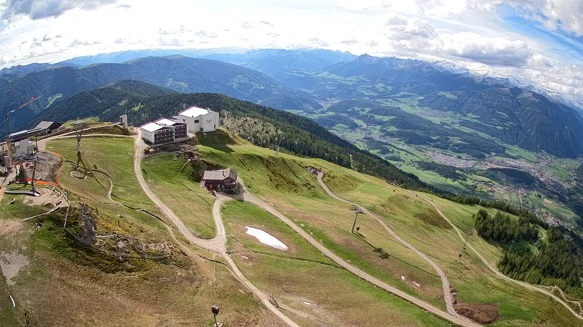 Smučišče Kronplatz – vrh | pogled na Bruneck