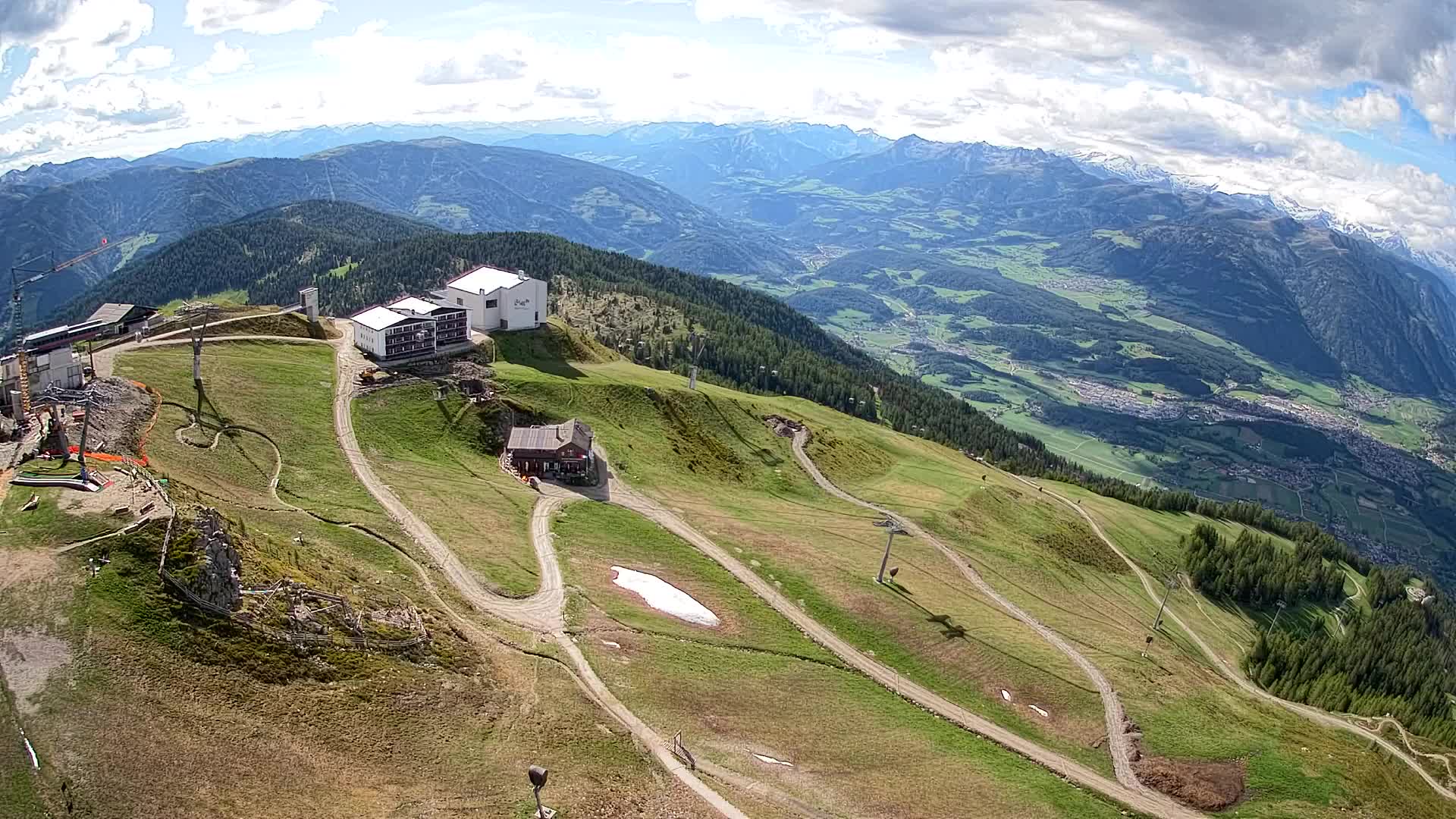 Smučišče Kronplatz – vrh | pogled na Bruneck