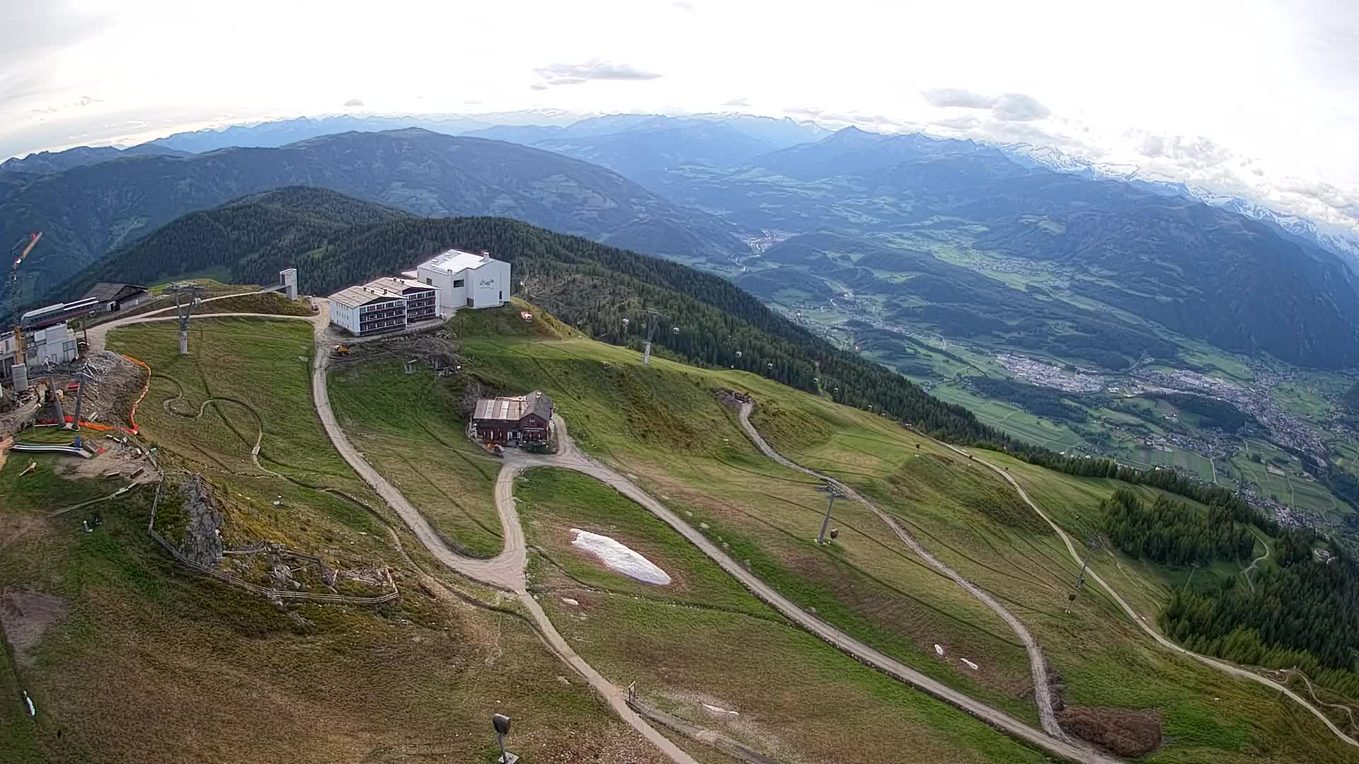 Smučišče Kronplatz – vrh | pogled na Bruneck