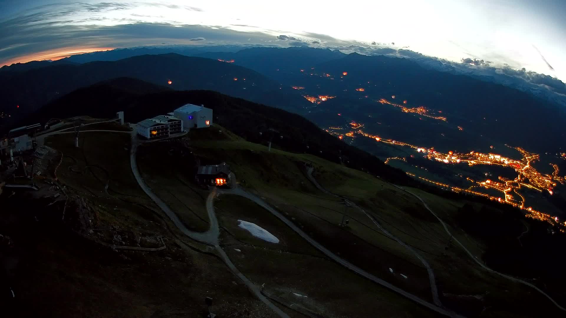 Kronplatz peak Ski resort | view to Bruneck