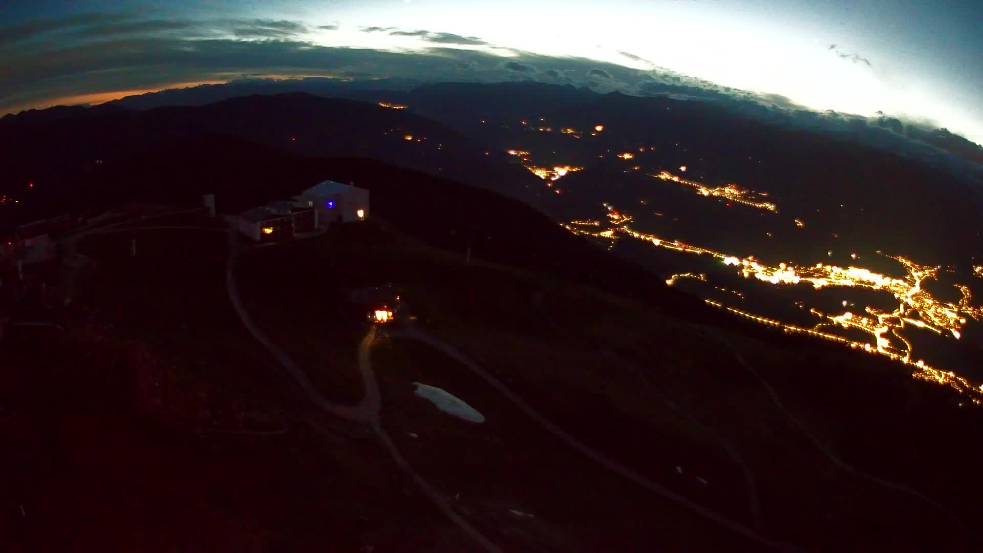 Kronplatz peak Ski resort | view to Bruneck
