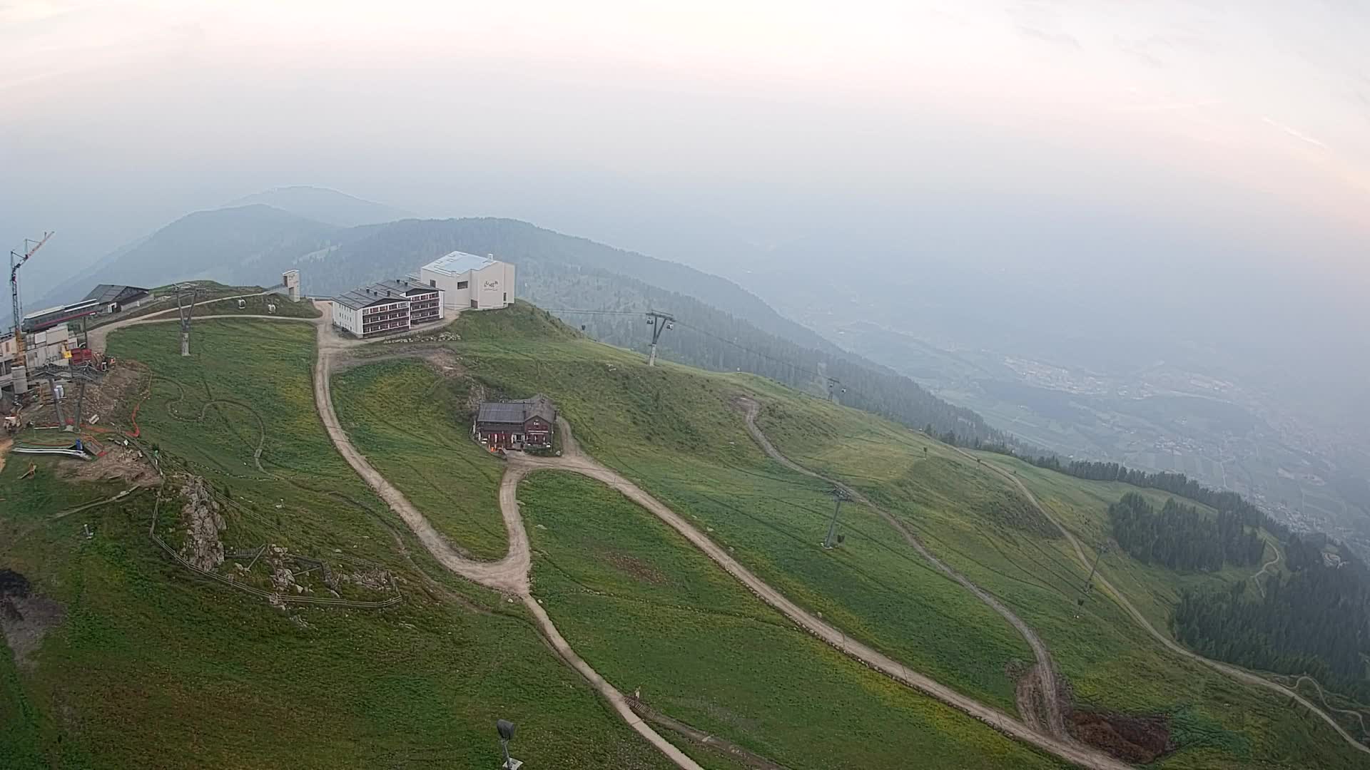 Smučišče Kronplatz – vrh | pogled na Bruneck