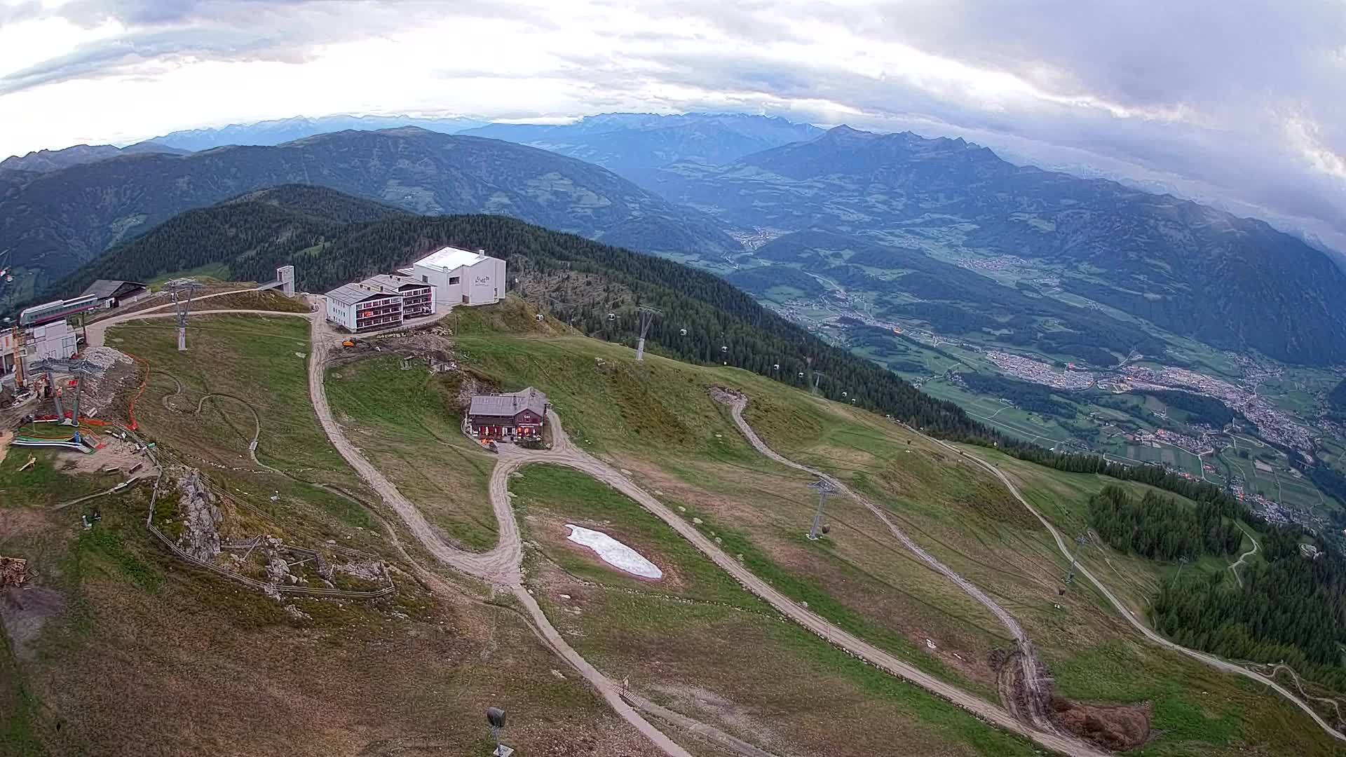 Kronplatz peak Ski resort | view to Bruneck