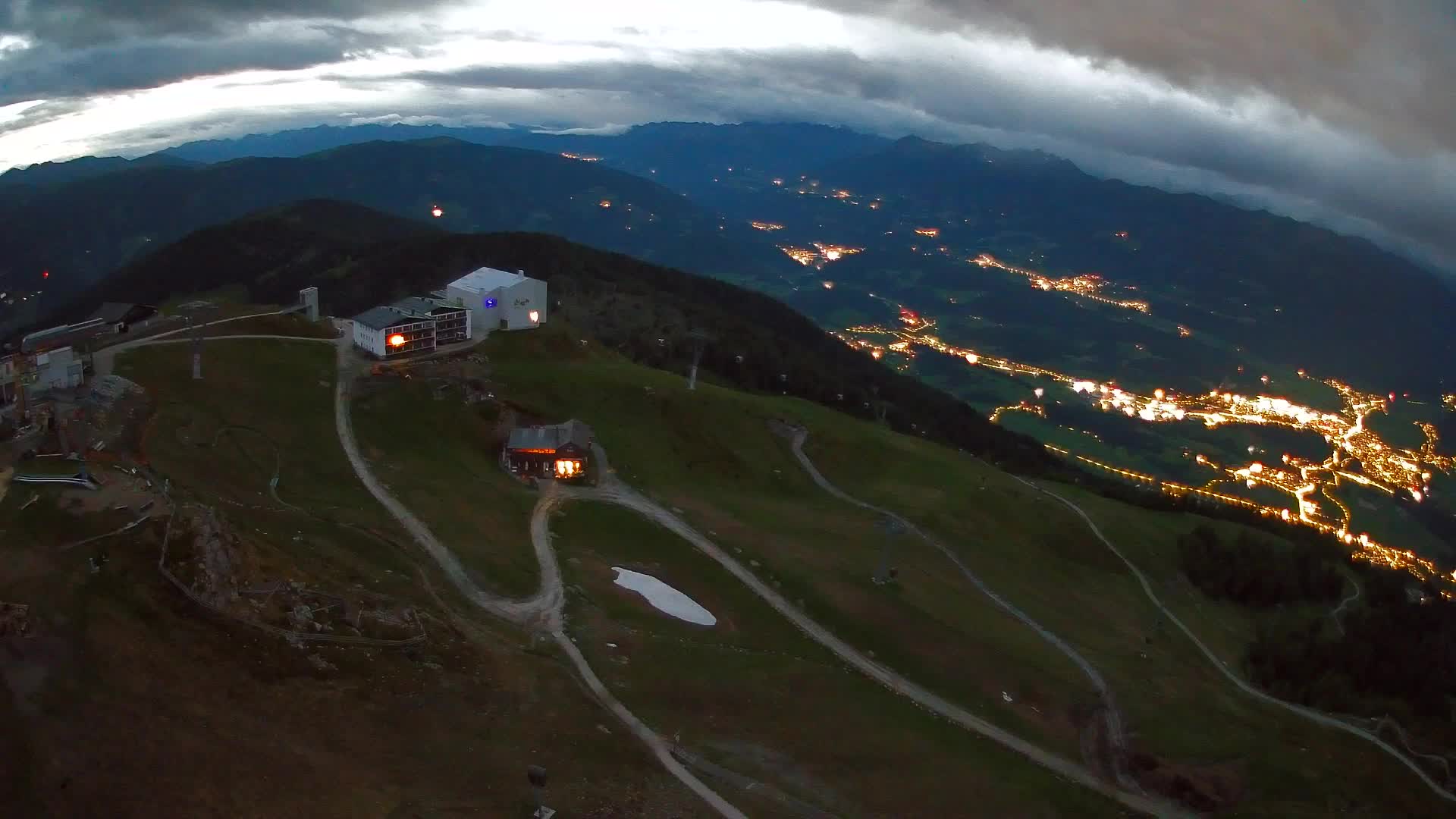Kronplatz peak Ski resort | view to Bruneck