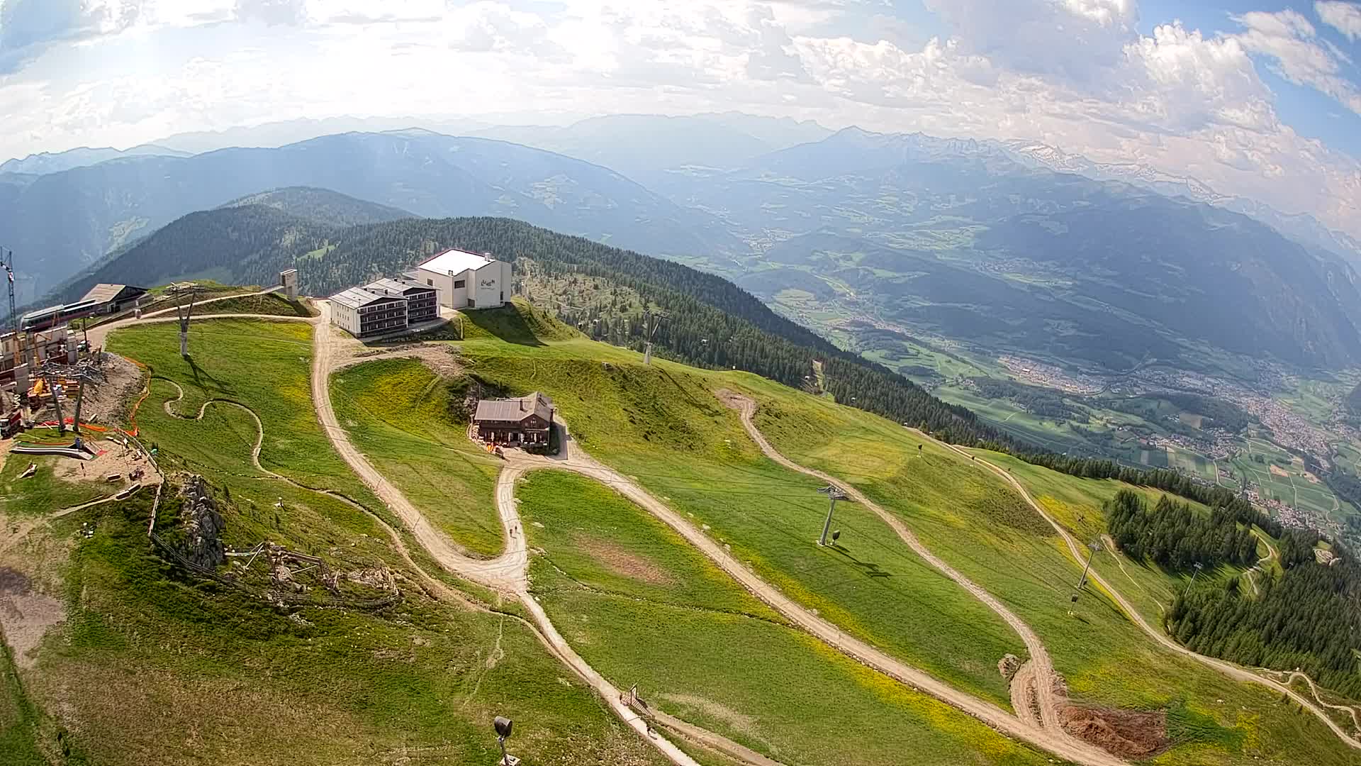 Smučišče Kronplatz – vrh | pogled na Bruneck