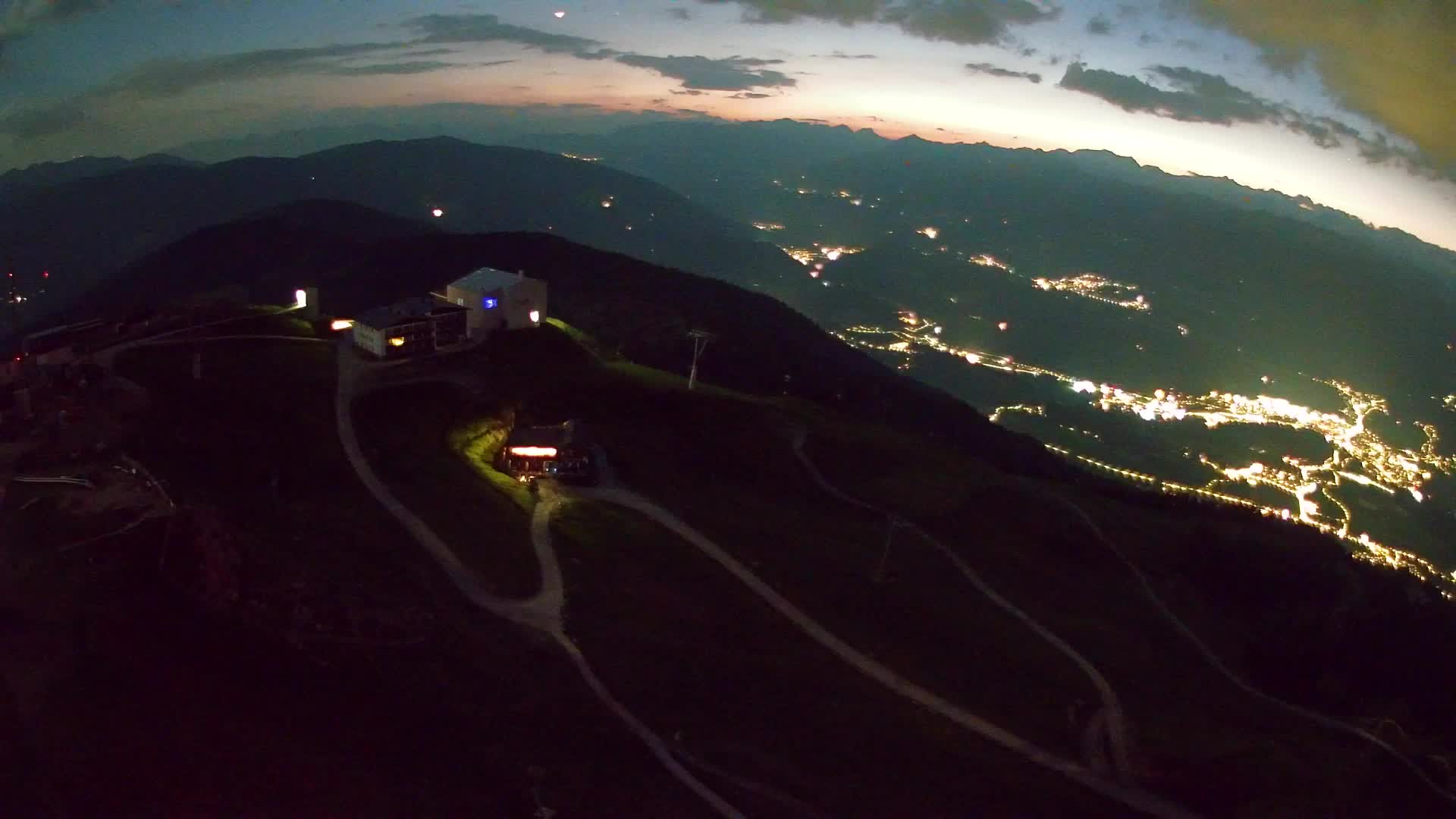Kronplatz peak Ski resort | view to Bruneck