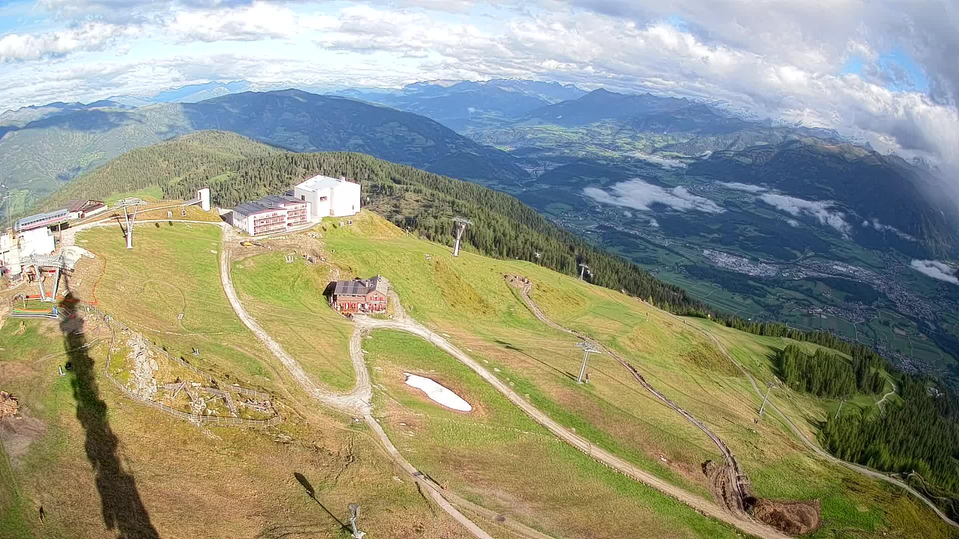 Kronplatz peak Ski resort | view to Bruneck