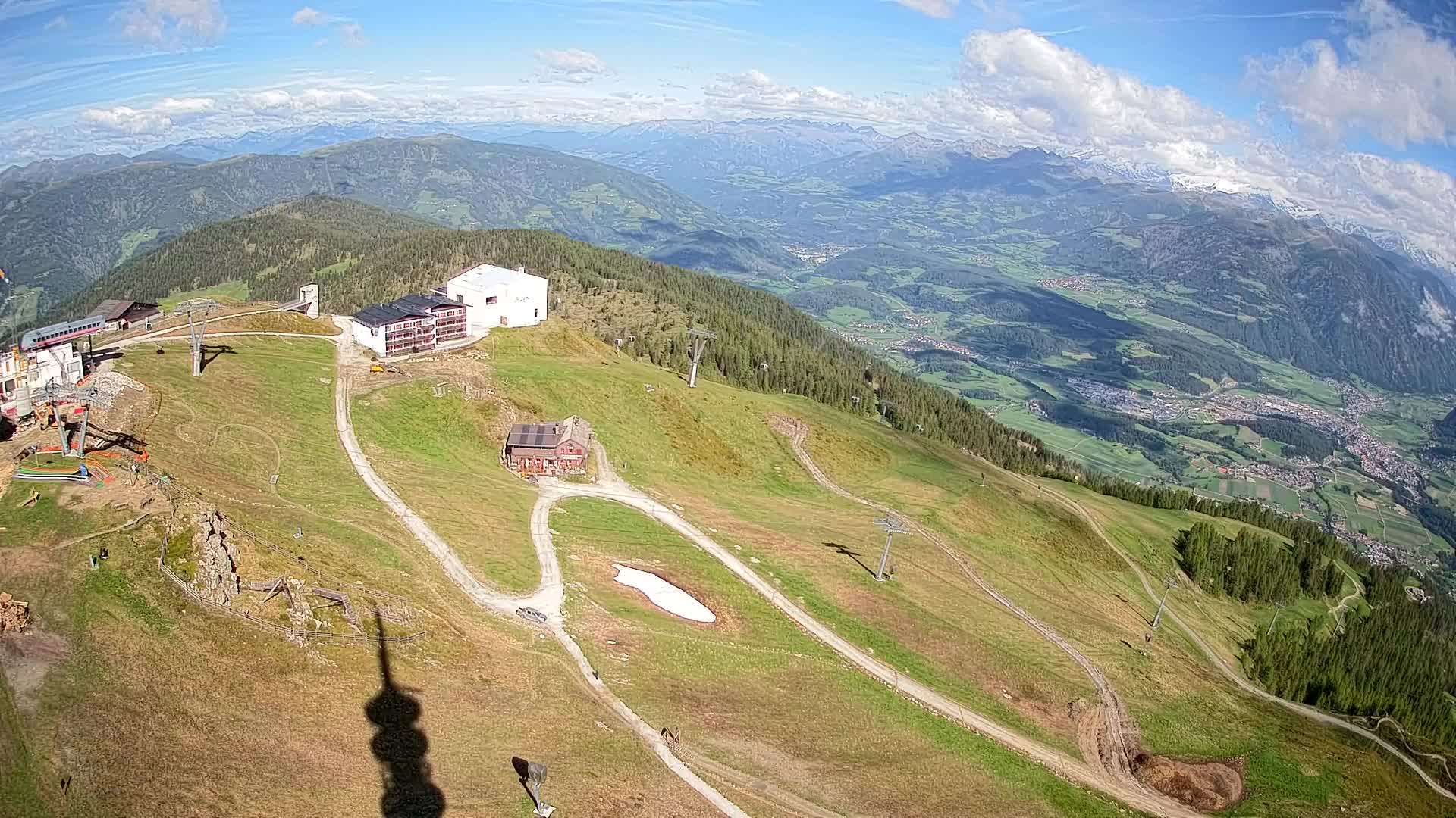 Station de ski Kronplatz sommet | vue sur Brunico