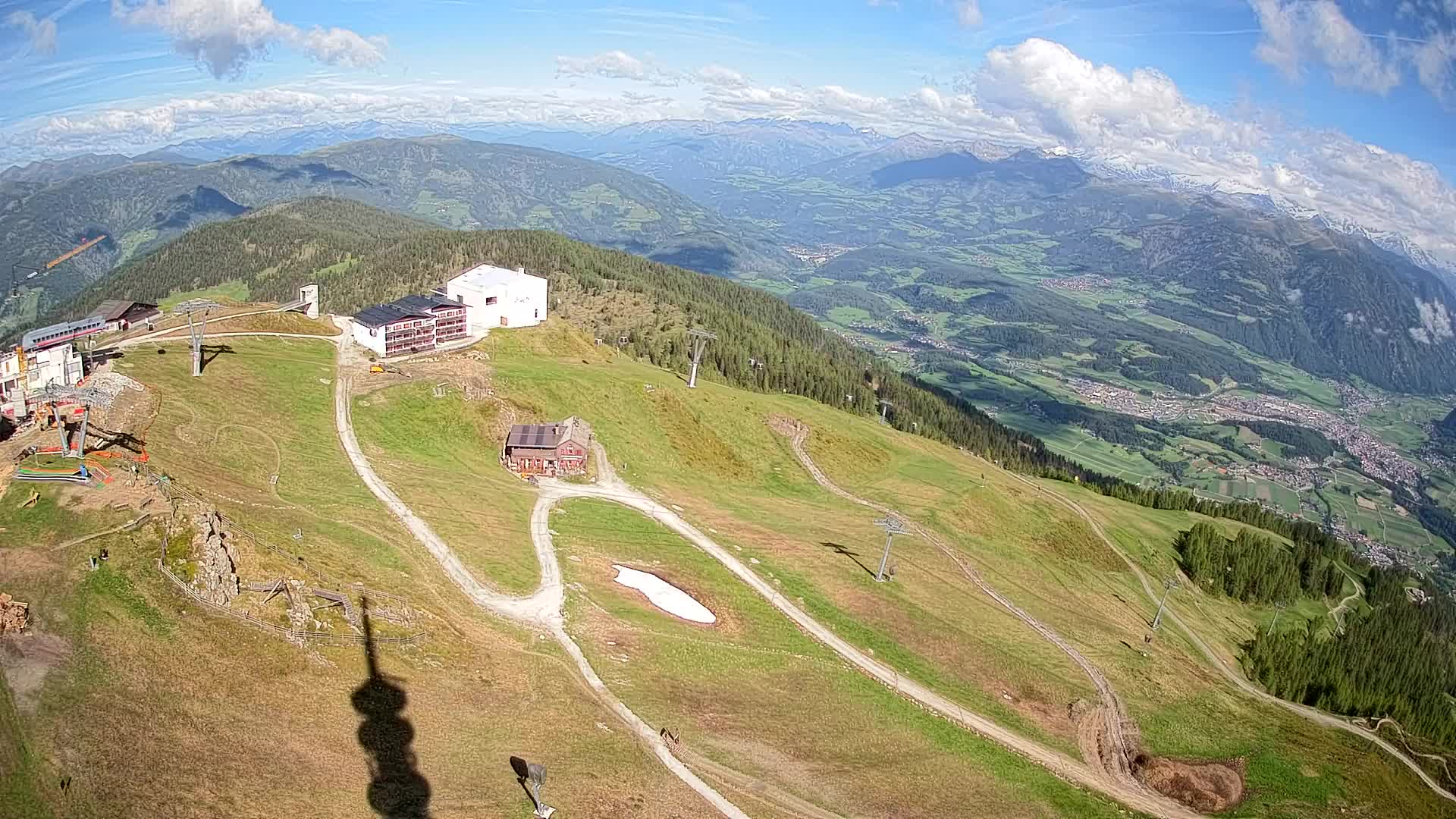 Stazione sciistica di Plan de Corones | vista su Brunico