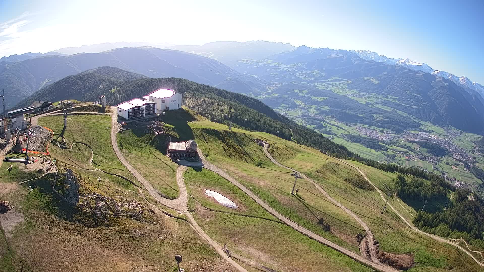 Skigebiet Kronplatz Gipfel | Blick auf Bruneck