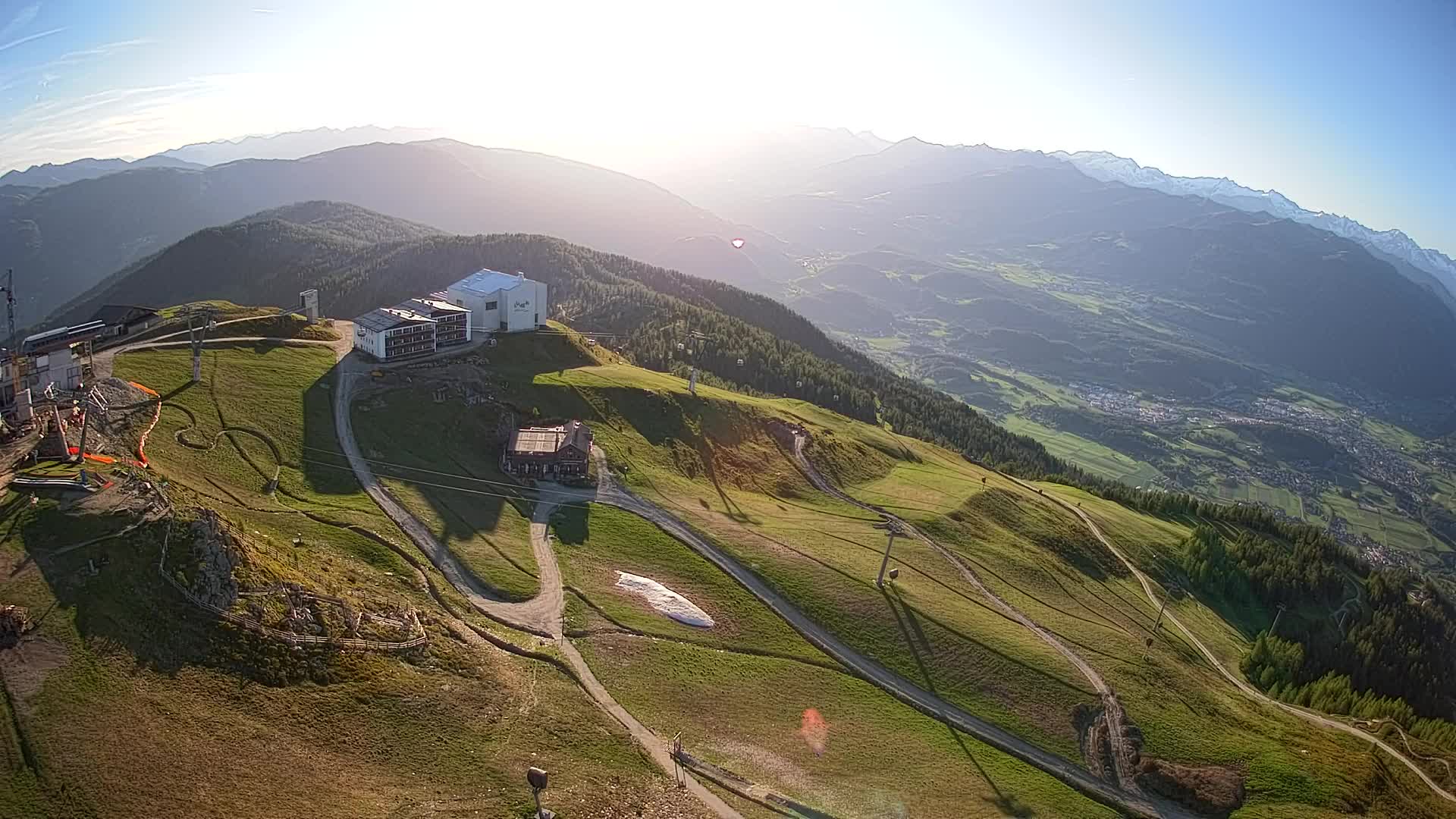Kronplatz peak Ski resort | view to Bruneck