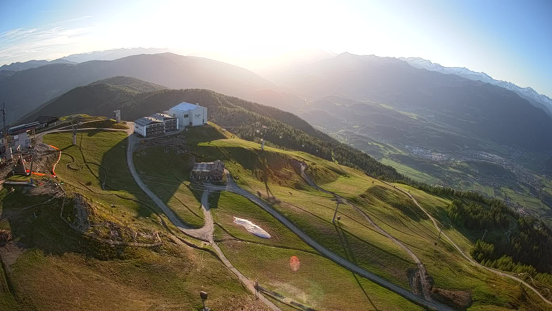 Skigebiet Kronplatz Gipfel | Blick auf Bruneck