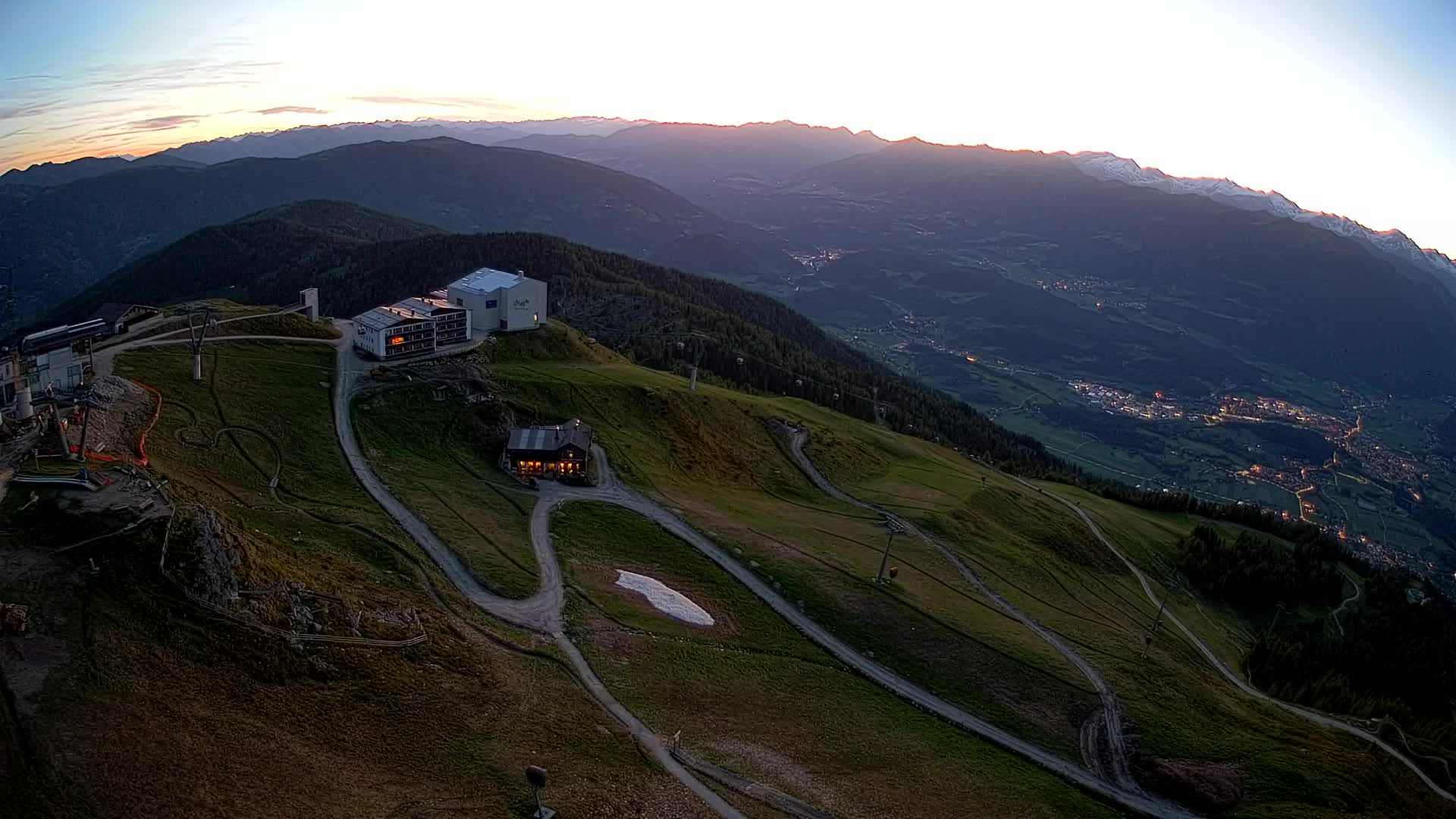 Kronplatz peak Ski resort | view to Bruneck