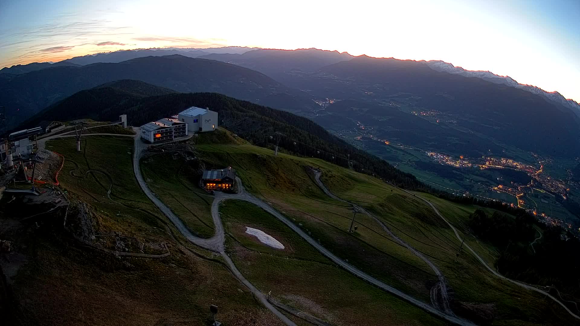 Kronplatz peak Ski resort | view to Bruneck