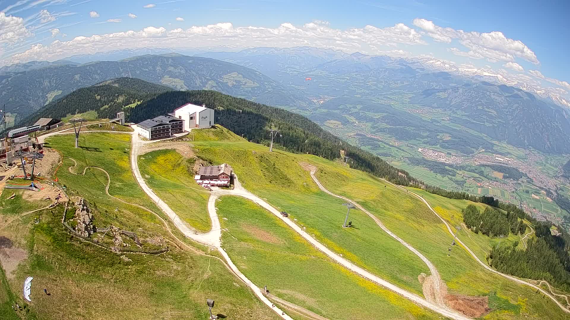 Smučišče Kronplatz – vrh | pogled na Bruneck