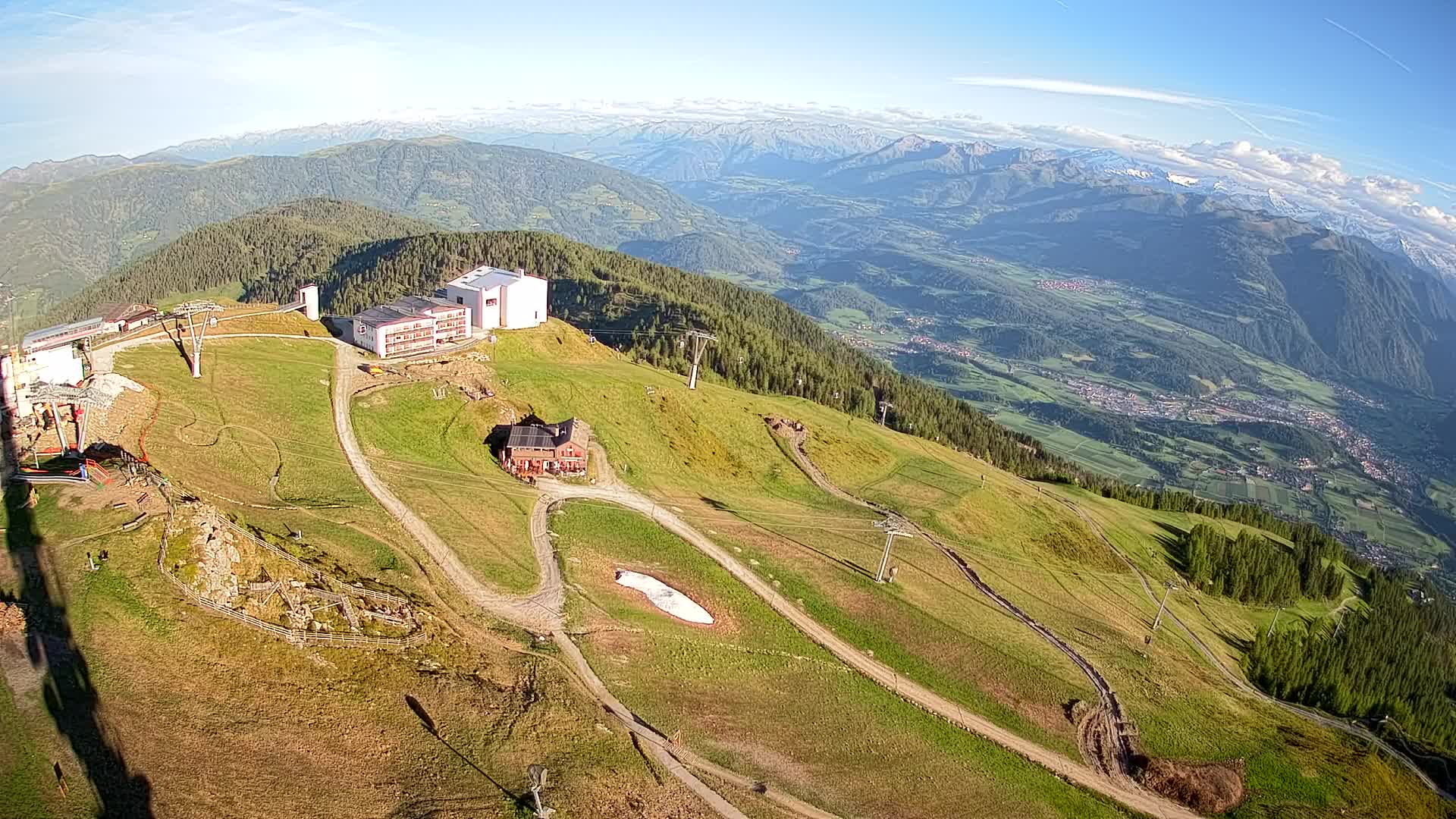 Smučišče Kronplatz – vrh | pogled na Bruneck