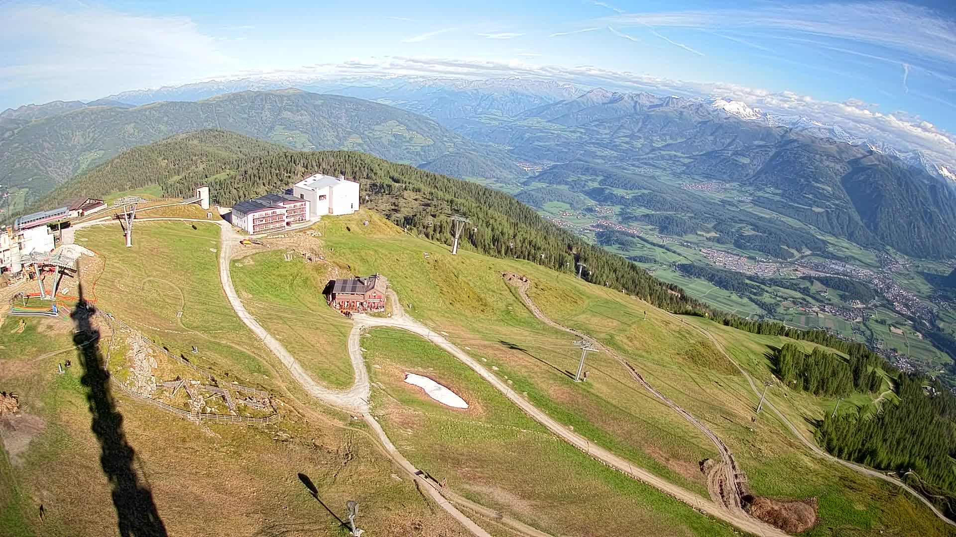 Kronplatz peak Ski resort | view to Bruneck